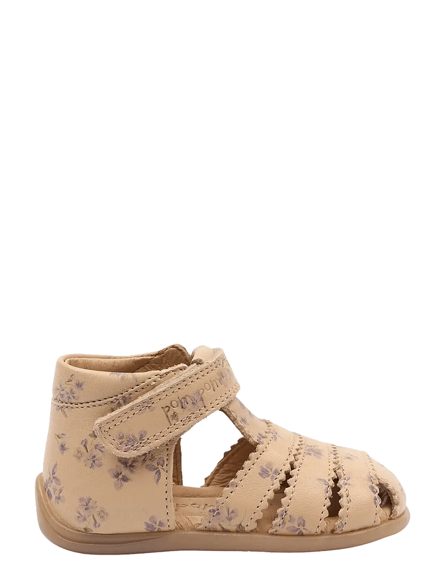Pom Pom - PMPi Starter Scallop Sandal - lastele, kes veel ei käi - fog viola aop - 2
