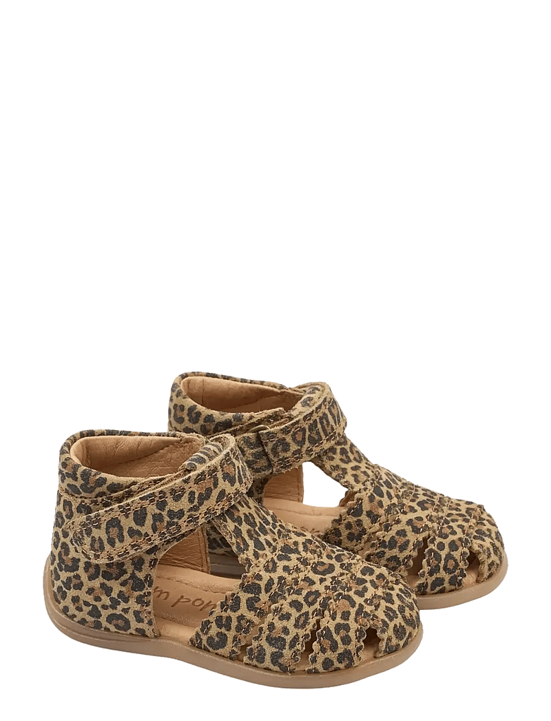 Pom Pom - PMPi Starter Scallop Sandal - begyndersko - leopard - 1