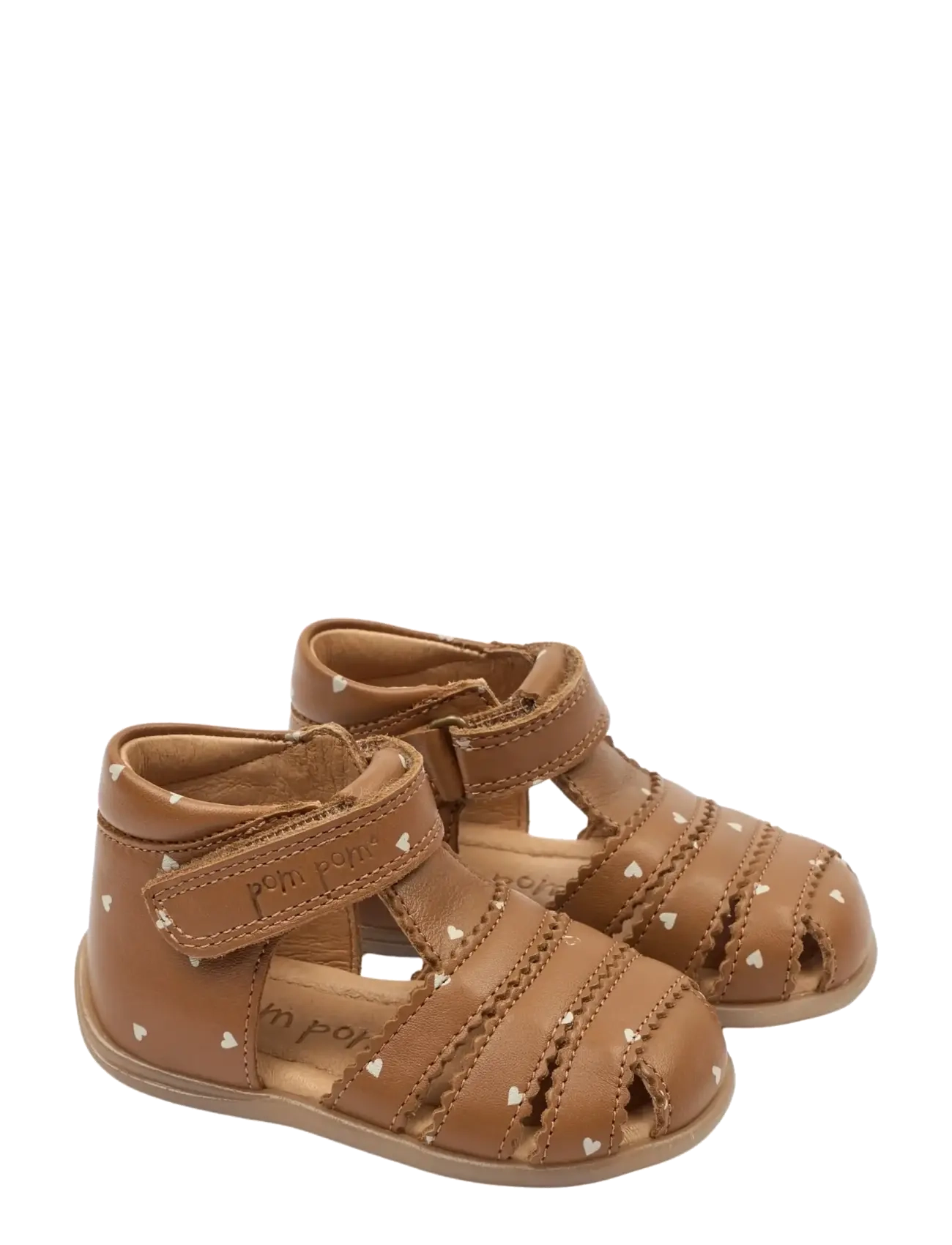 POM POM Pmpi Starter Scallop Sandale Braun - 23 - Kinder