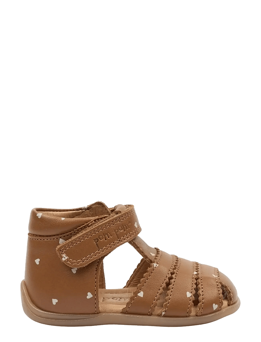 Pom Pom - PMPi Starter Scallop Sandal - lastele, kes veel ei käi - picante heart aop - 2