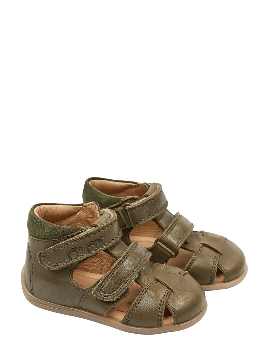 Pom Pom - PMPark Starter Sandal - begyndersko - olivine - 0