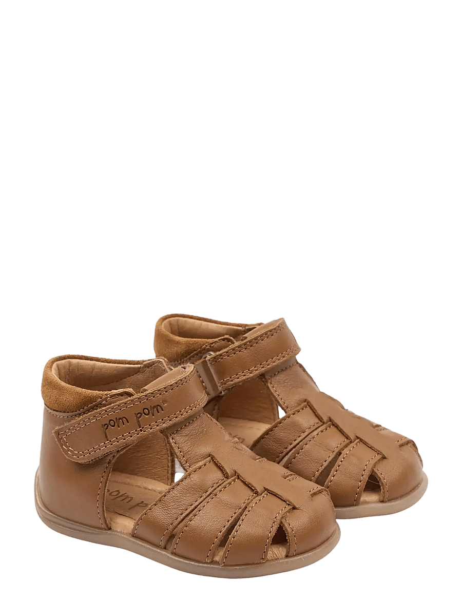 Pom Pom - PMPace Starter Sandal - lauflernschuhe - camel - 0