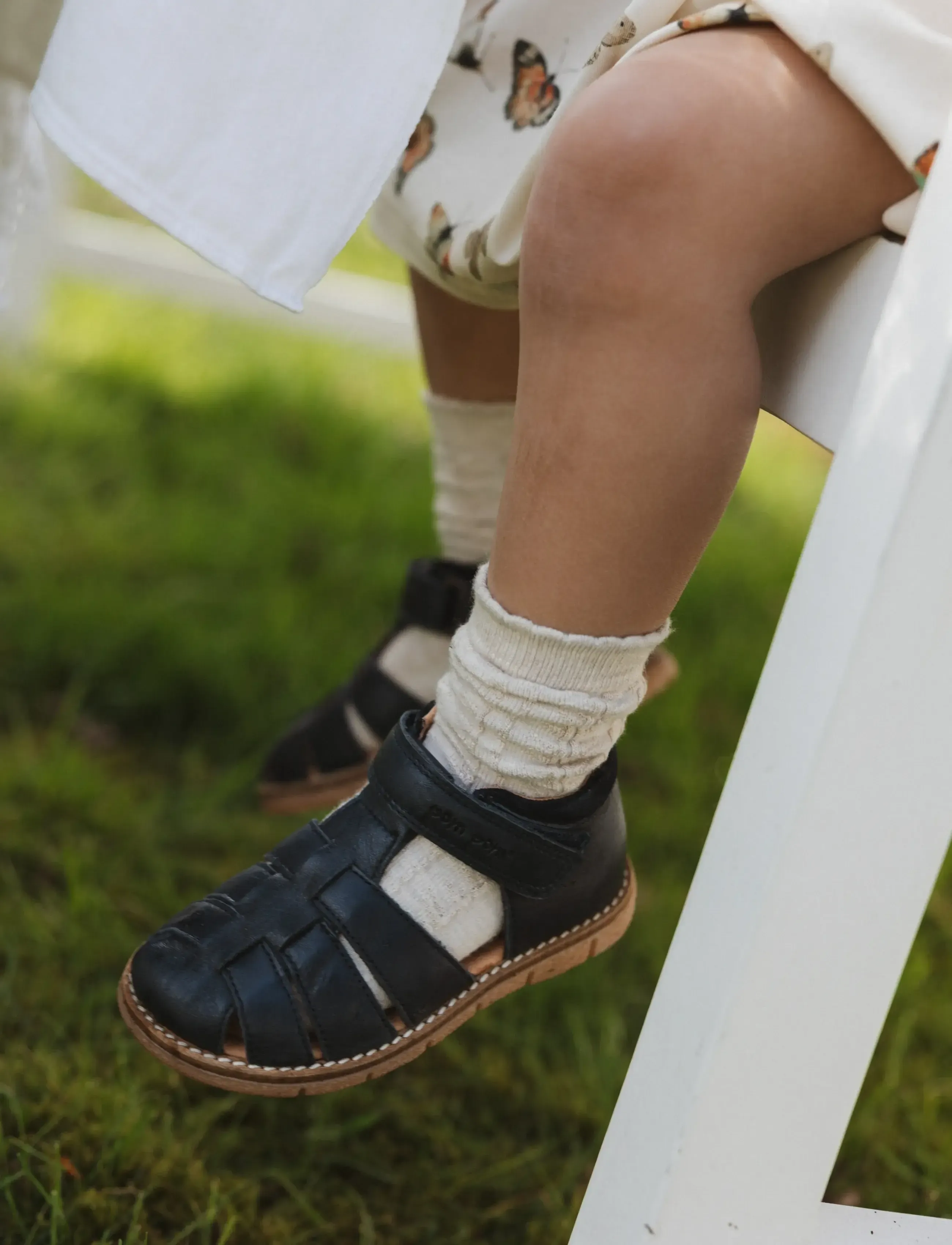 Pom Pom Pmpace Starter Sandal, 21, Navy, Sommersko > Sandaler, Børn