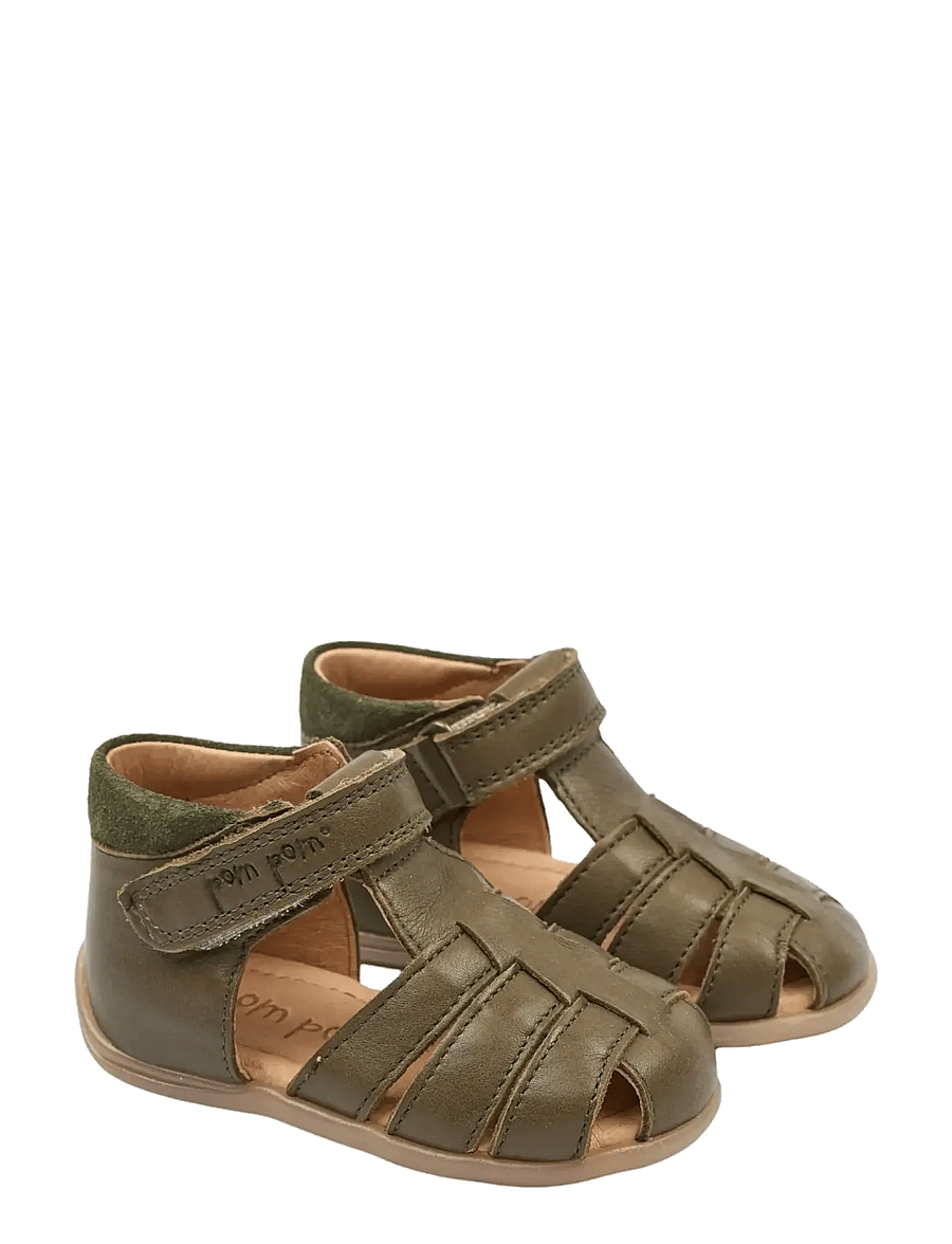 Pom Pom - PMPace Starter Sandal - lauflernschuhe - olivine - 0