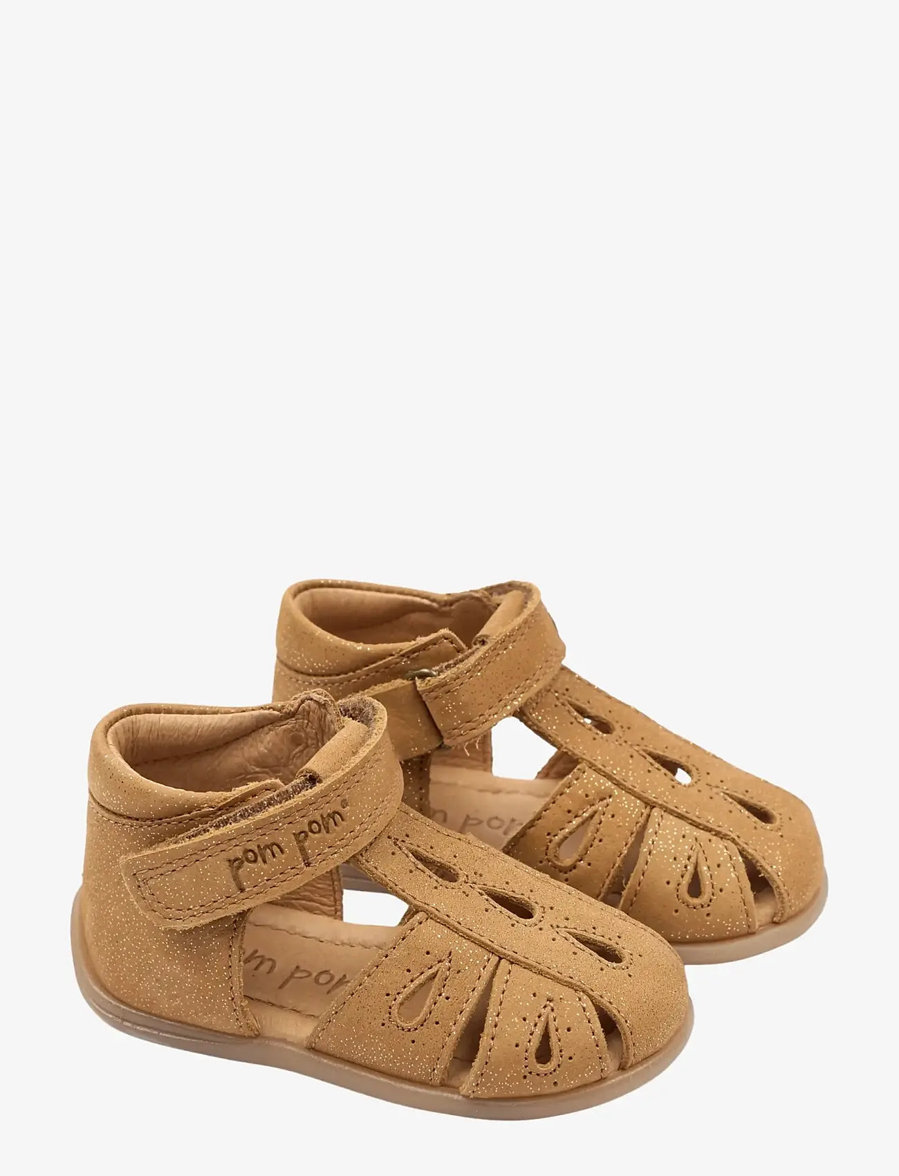 Pom Pom - PMPoppy Starter Drop Sandal - begyndersko - camel glitter - 1