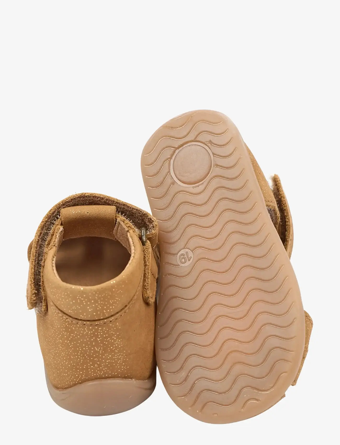 Pom Pom - PMPoppy Starter Drop Sandal - begyndersko - camel glitter - 3