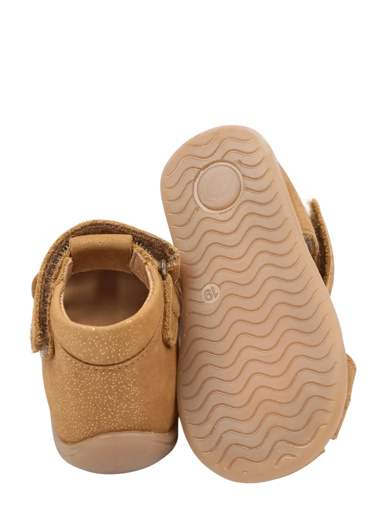 Pom Pom - PMPoppy Starter Drop Sandal - lastele, kes veel ei käi - camel glitter - 3