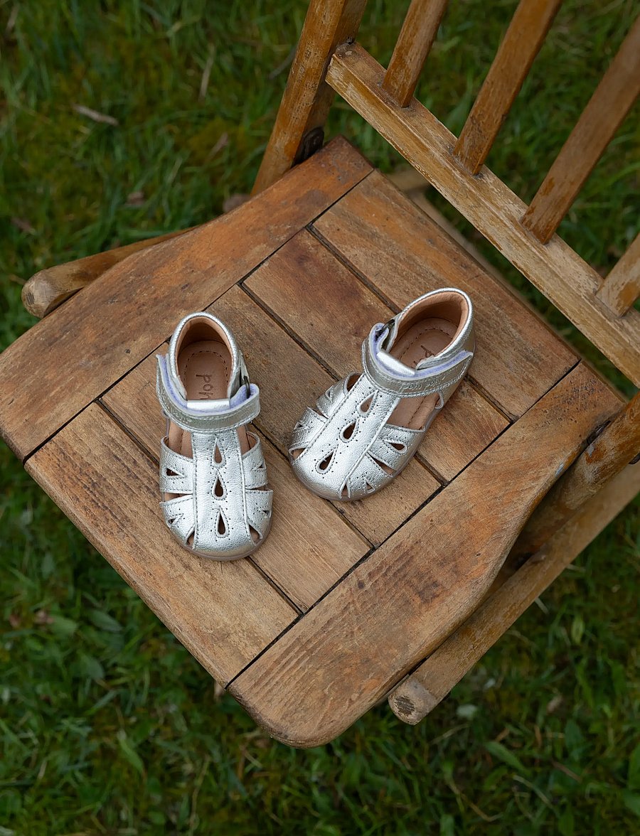 Pom Pom - PMPoppy Starter Drop Sandal - lauflernschuhe - pearl - 3