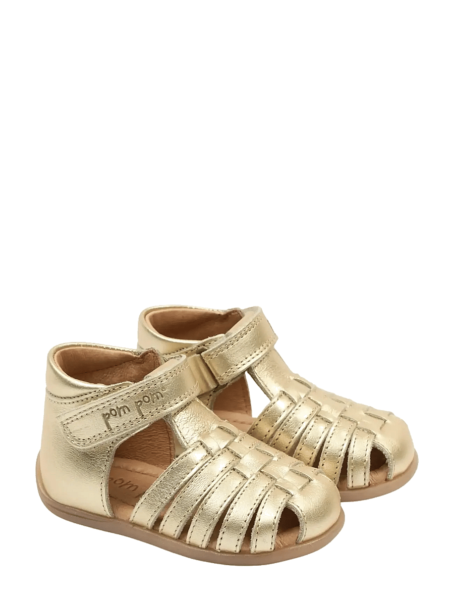Pom Pom - PMPop Starter Sandal - begyndersko - pale gold - 0