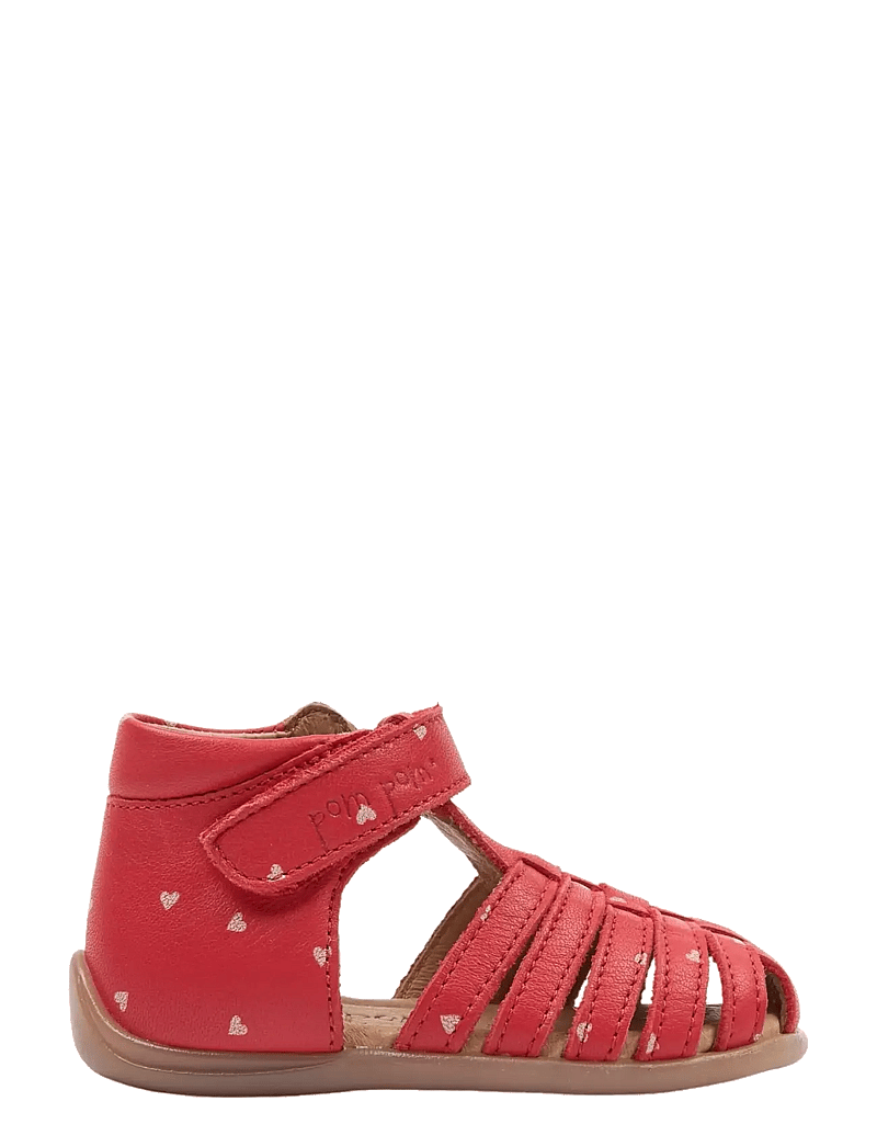 Pom Pom - PMPop Starter Sandal - begyndersko - poppy red aop - 2