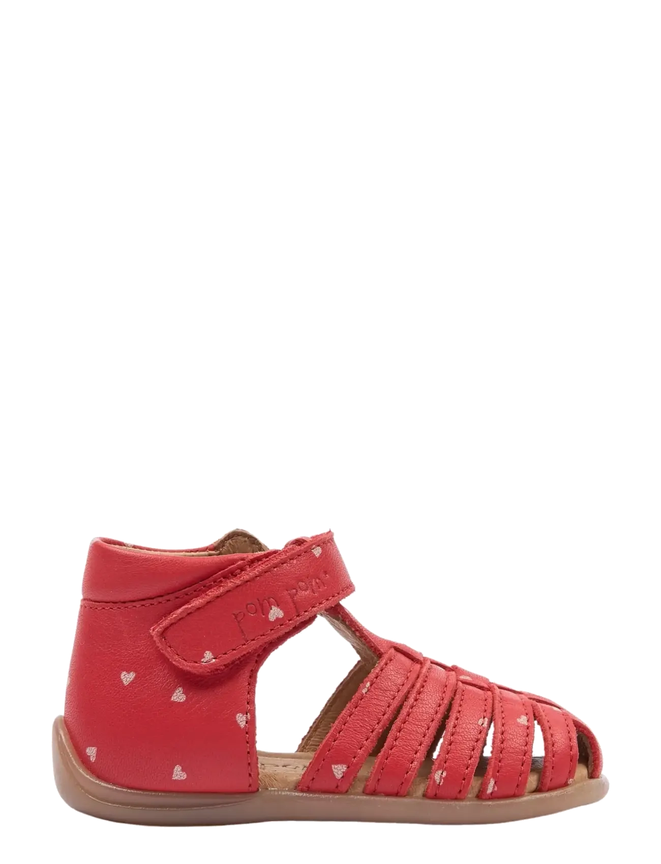 Pom Pom - PMPop Starter Sandal - pre-walkers - poppy red aop - 2