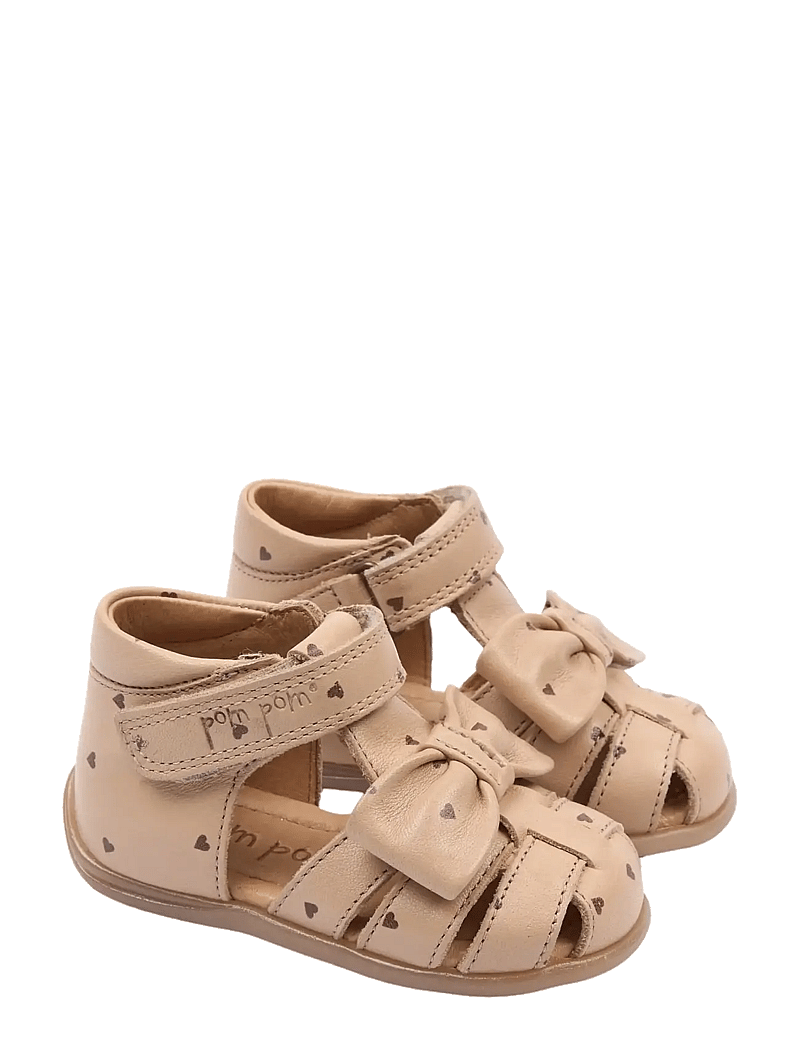 Pom Pom - PMPearl Starter Bow Sandal - lastele, kes veel ei käi - cloud cream - 0