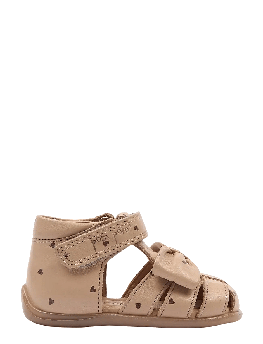 Pom Pom - PMPearl Starter Bow Sandal - begyndersko - cloud cream - 1