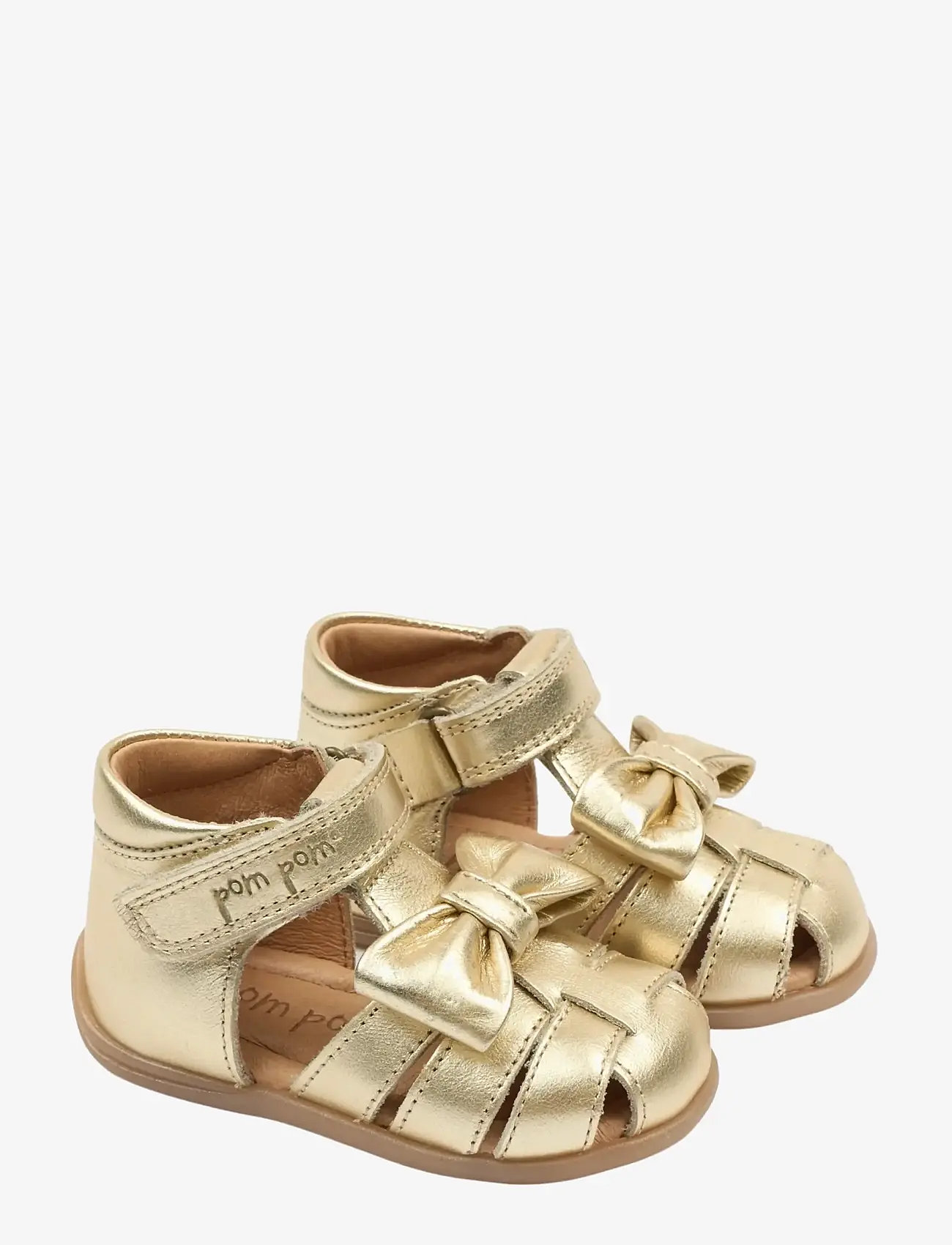 Pom Pom - PMPearl Starter Bow Sandal - begyndersko - pale gold - 1
