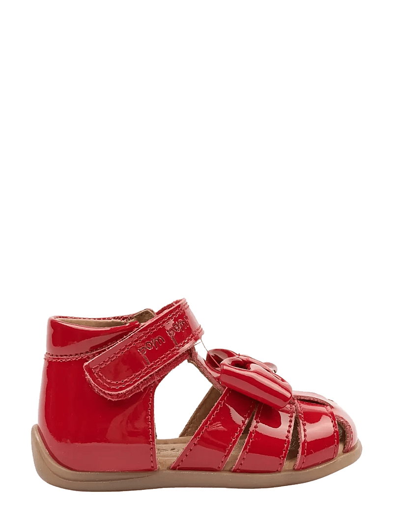 Pom Pom - PMPearl Starter Bow Sandal - begyndersko - poppy red - 2