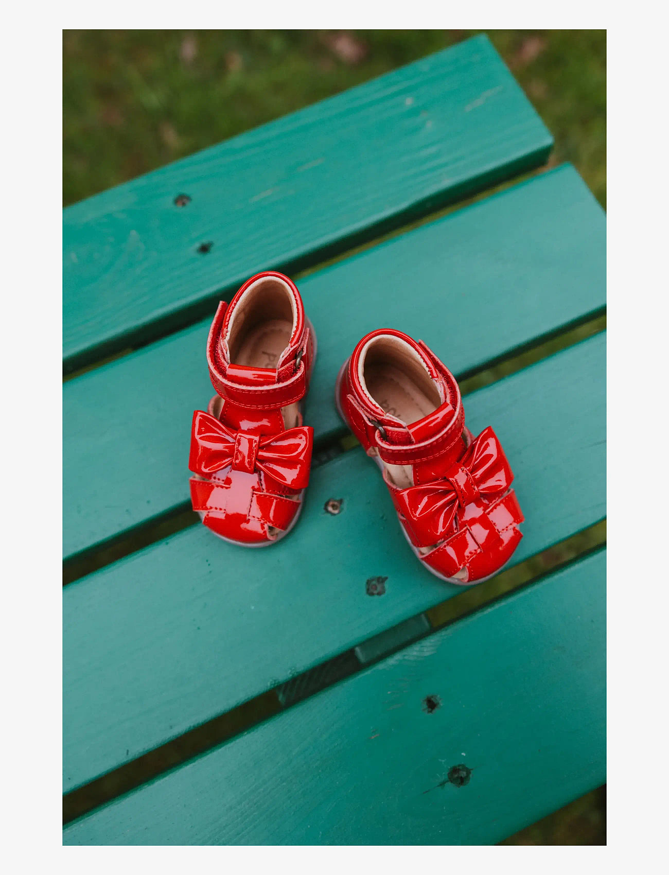 Pom Pom - PMPearl Starter Bow Sandal - begyndersko - poppy red - 3