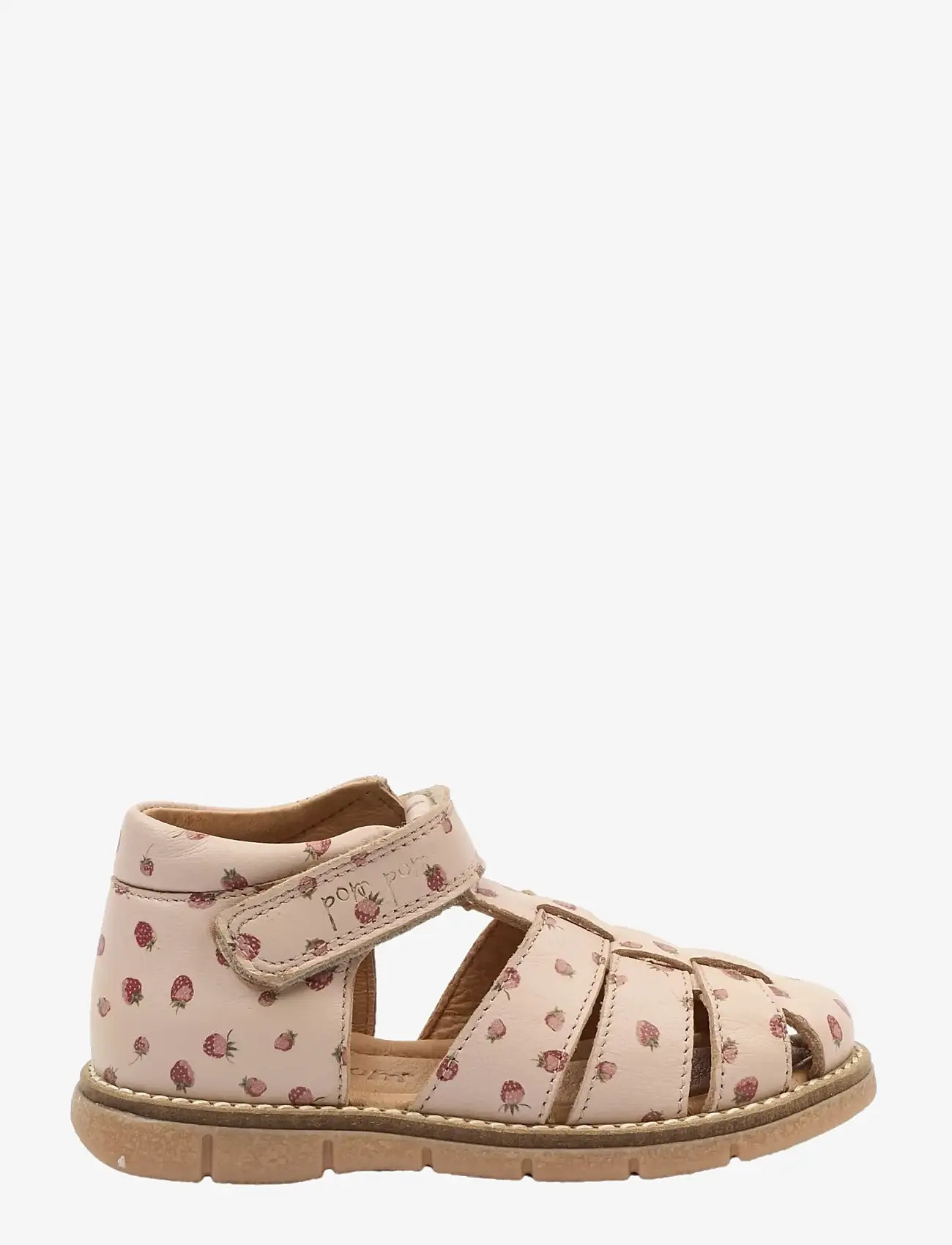 Pom Pom - PMPeak Velcro Sandal - sandaler - dusty rose strawberry aop - 2