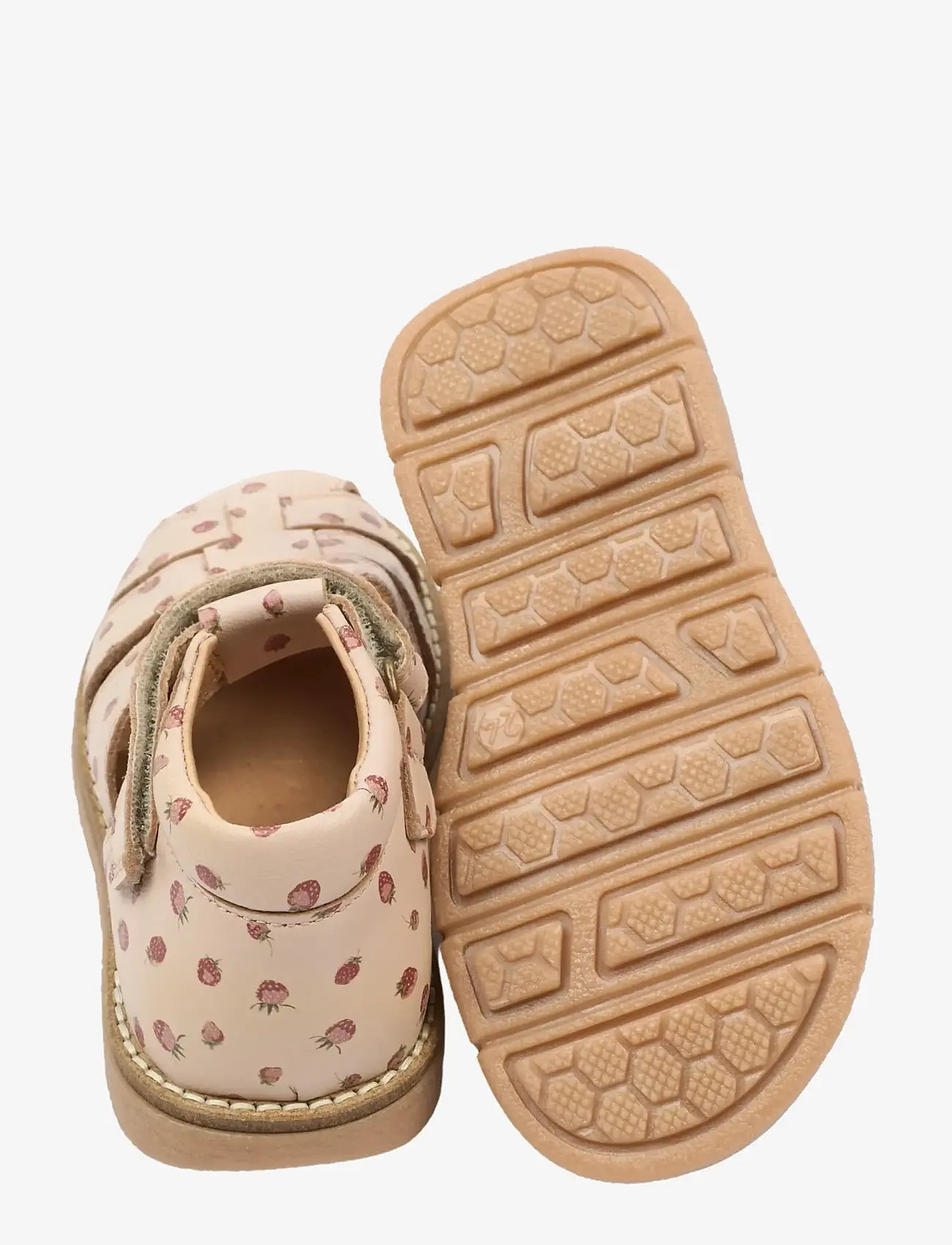 Pom Pom - PMPeak Velcro Sandal - sandaler - dusty rose strawberry aop - 3