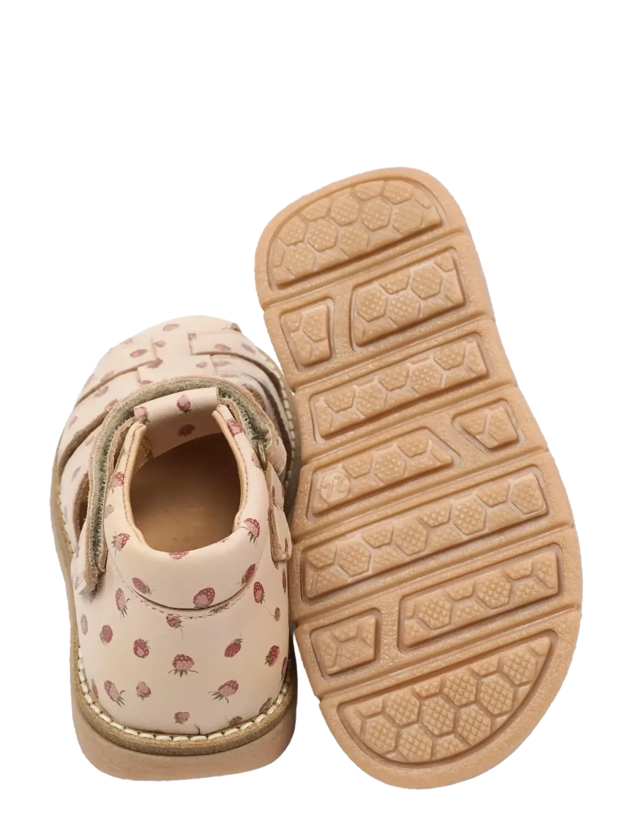 Pom Pom - PMPeak Velcro Sandal - sandaler - dusty rose strawberry aop - 3