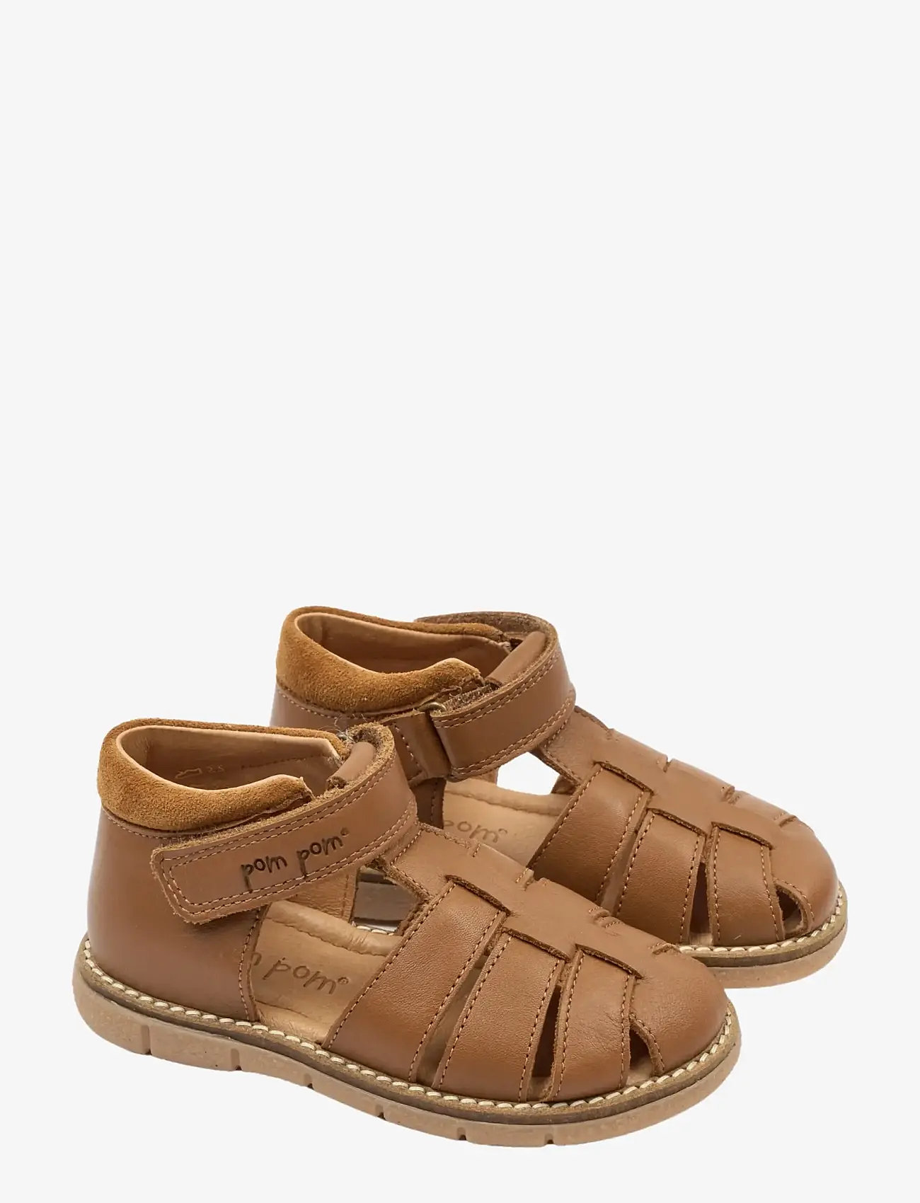 Pom Pom - PMPeak Velcro Sandal - sandaler - camel - 1
