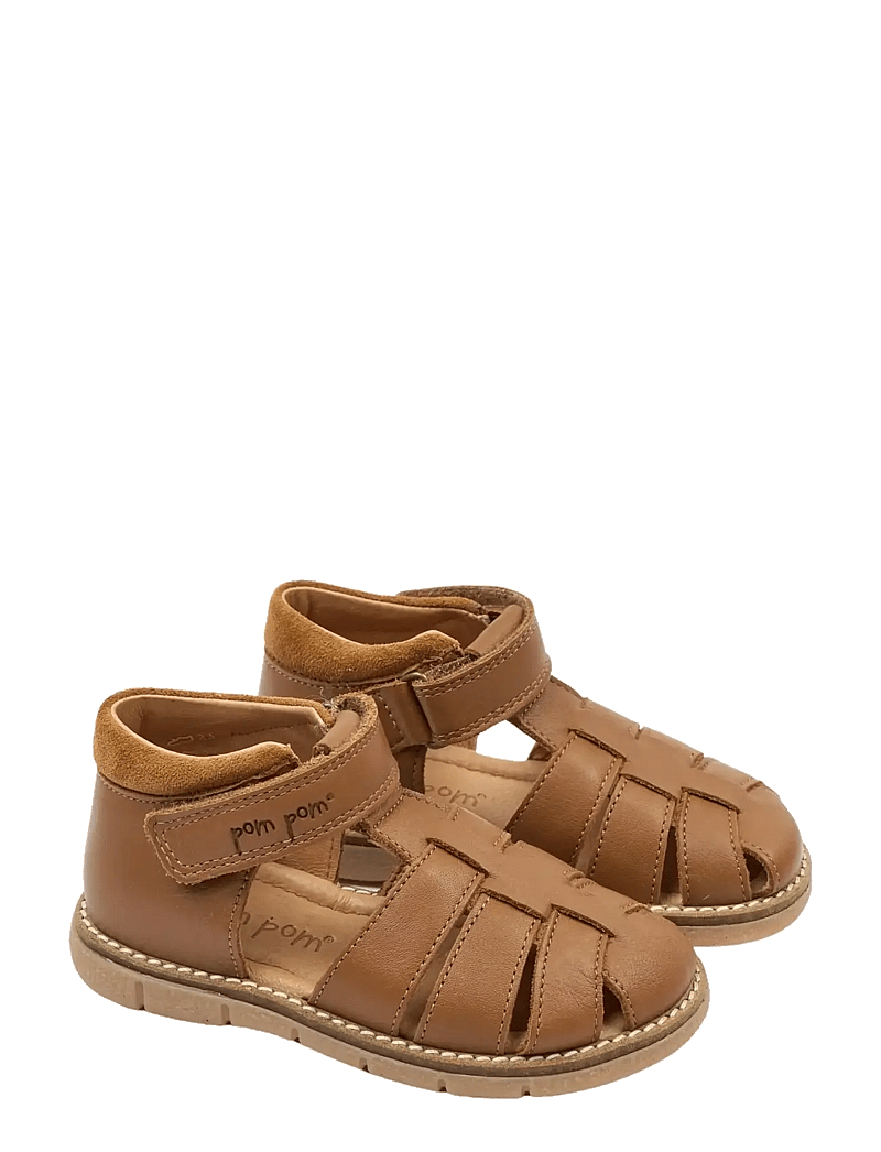 Pom Pom - PMPeak Velcro Sandal - sandaler - camel - 1