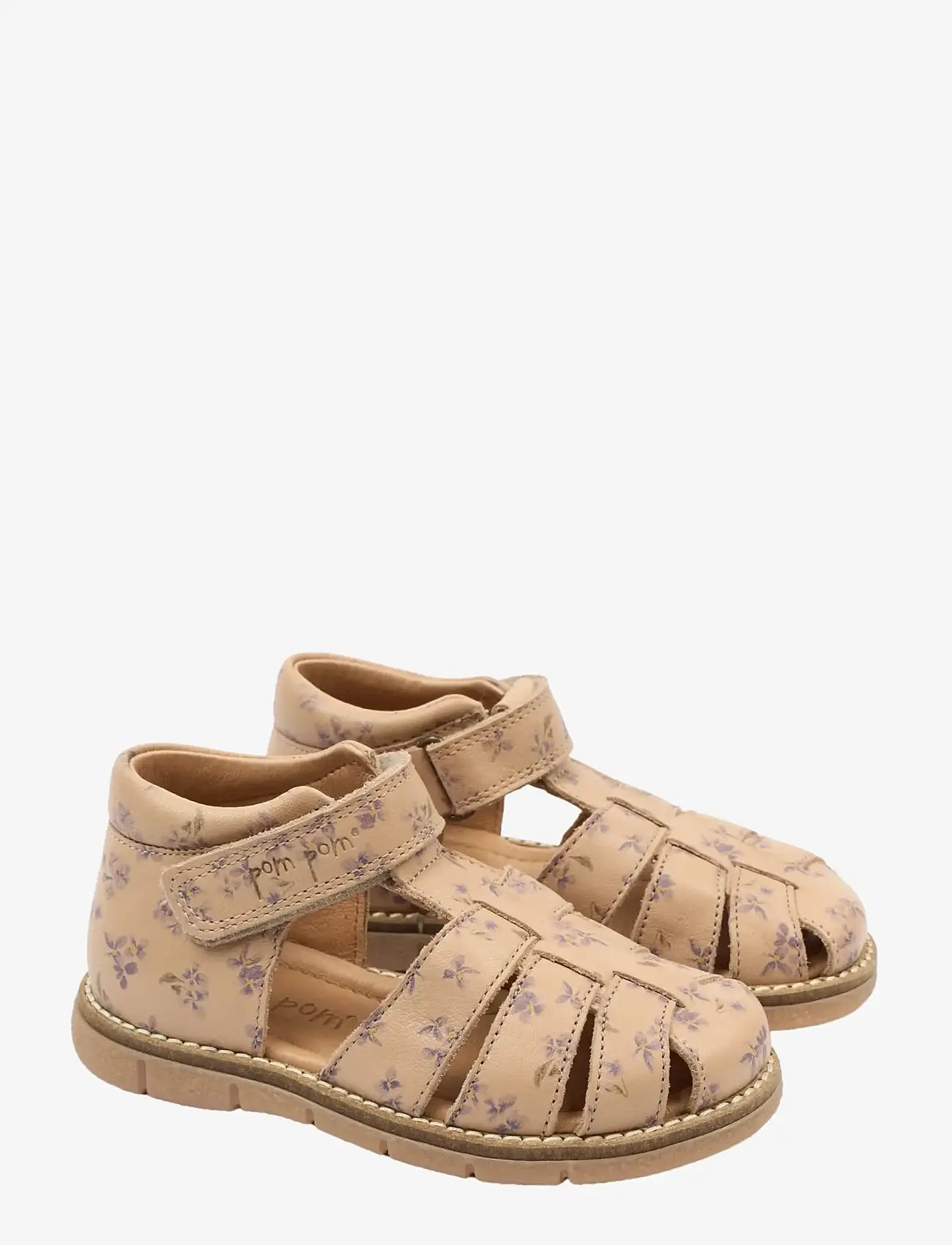 Pom Pom - PMPeak Velcro Sandal - sandaler - fog viola aop - 0