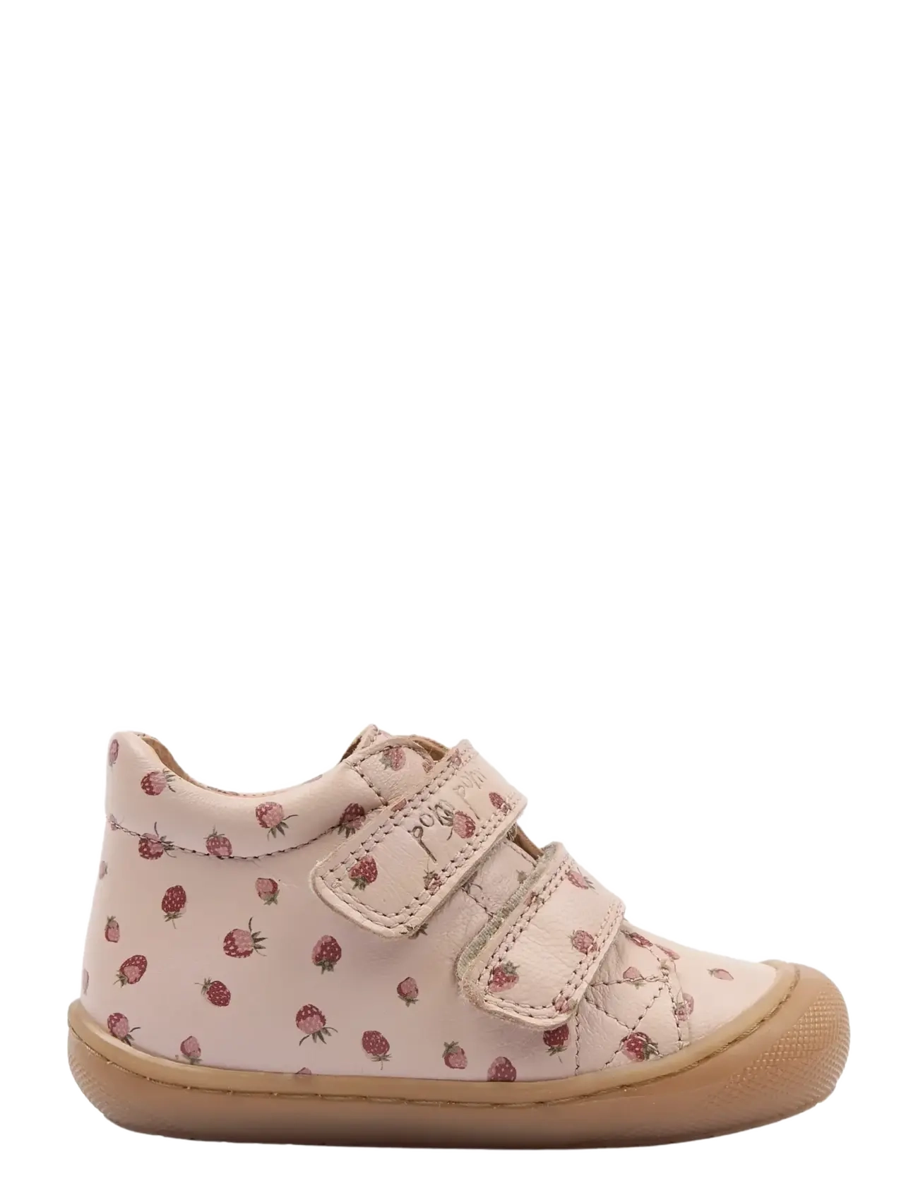 Pom Pom - PMPax Baby Shoe - lastele, kes veel ei käi - dusty rose strawberry aop - 2