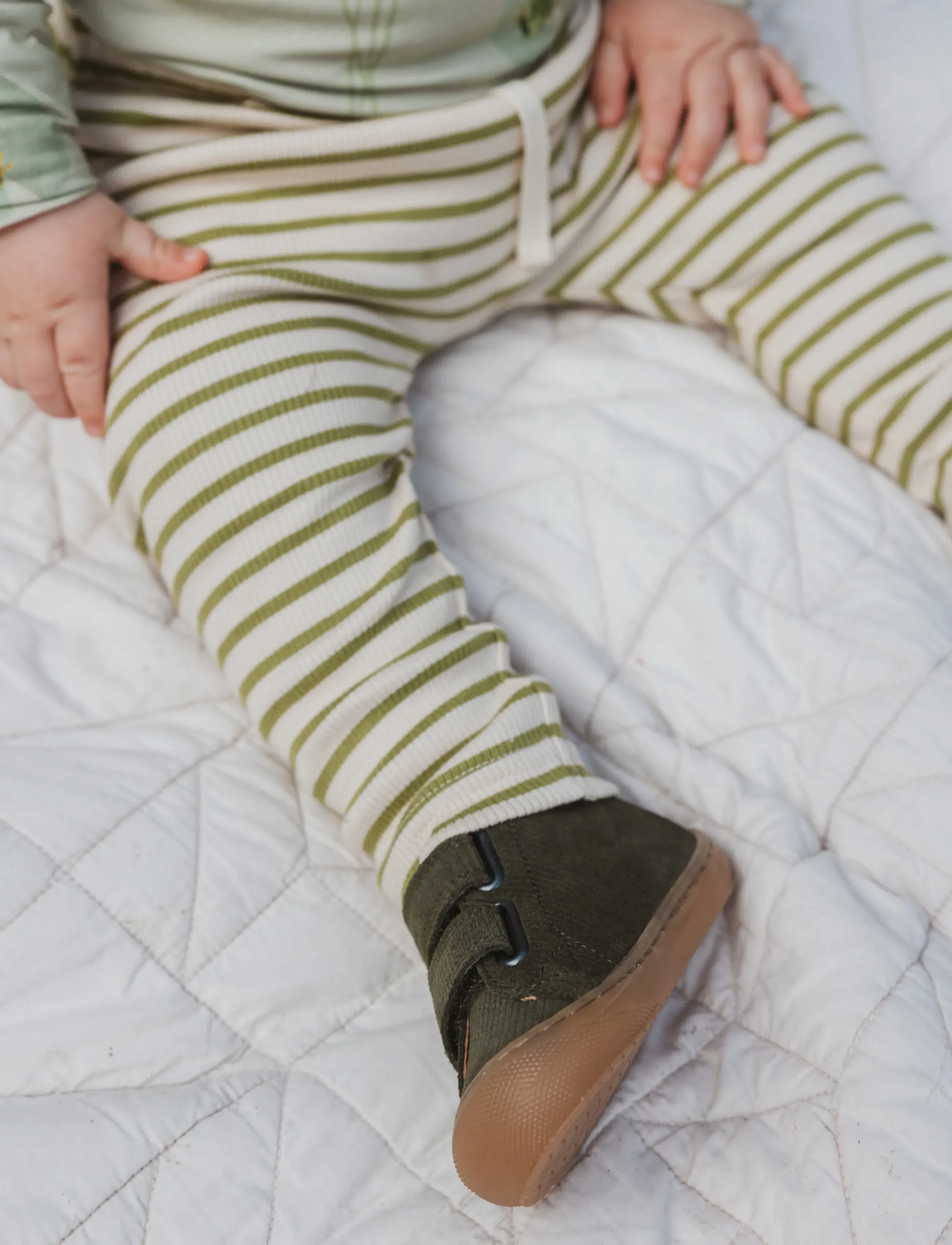Pom Pom Pmpax Baby Shoe, 20, Khaki green, Sko > Pre-Walkers - Begyndersko (Størrelse 18-19-20-25-26), Børn