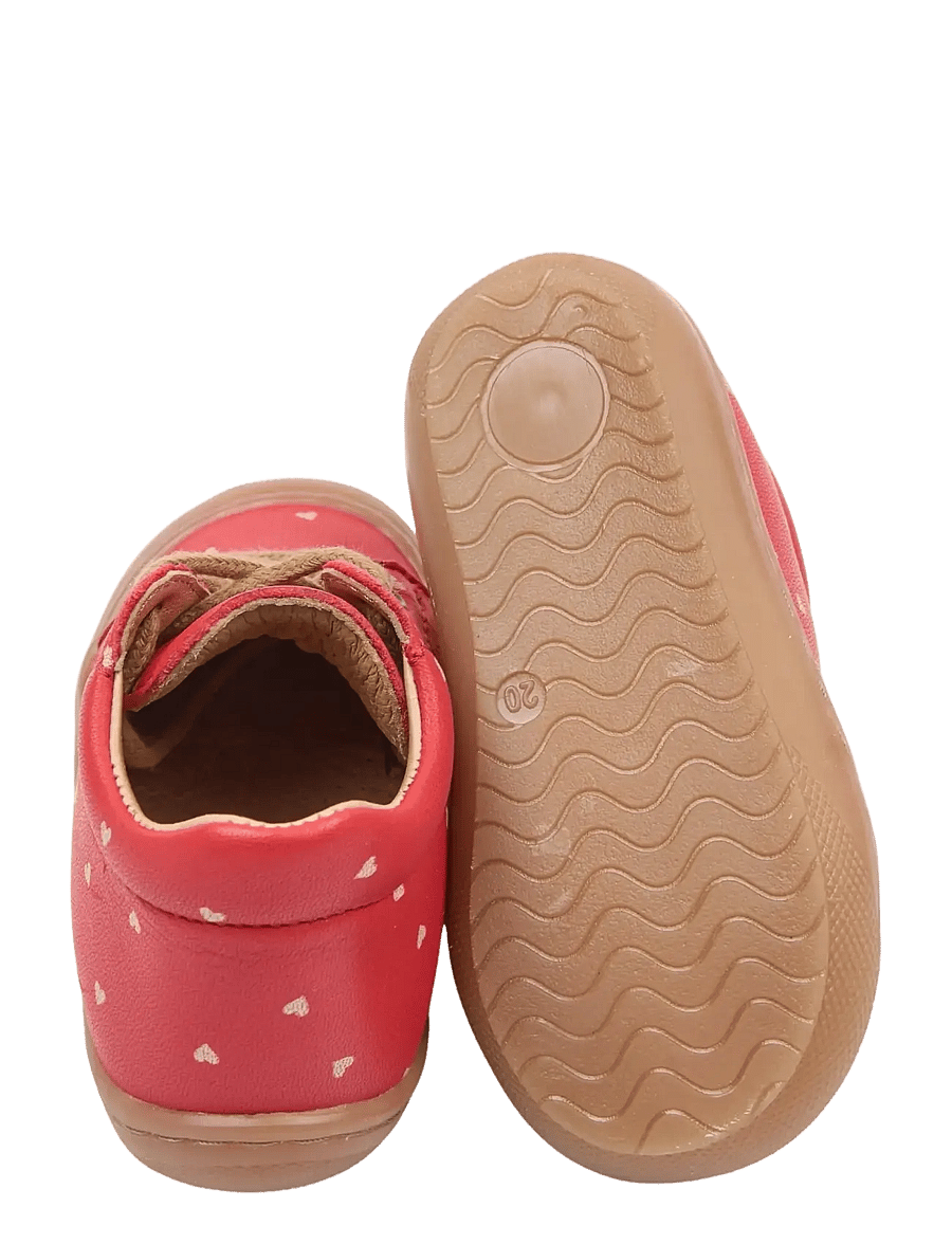 Pom Pom - PMPoe Baby Shoe - begyndersko - poppy red aop - 2