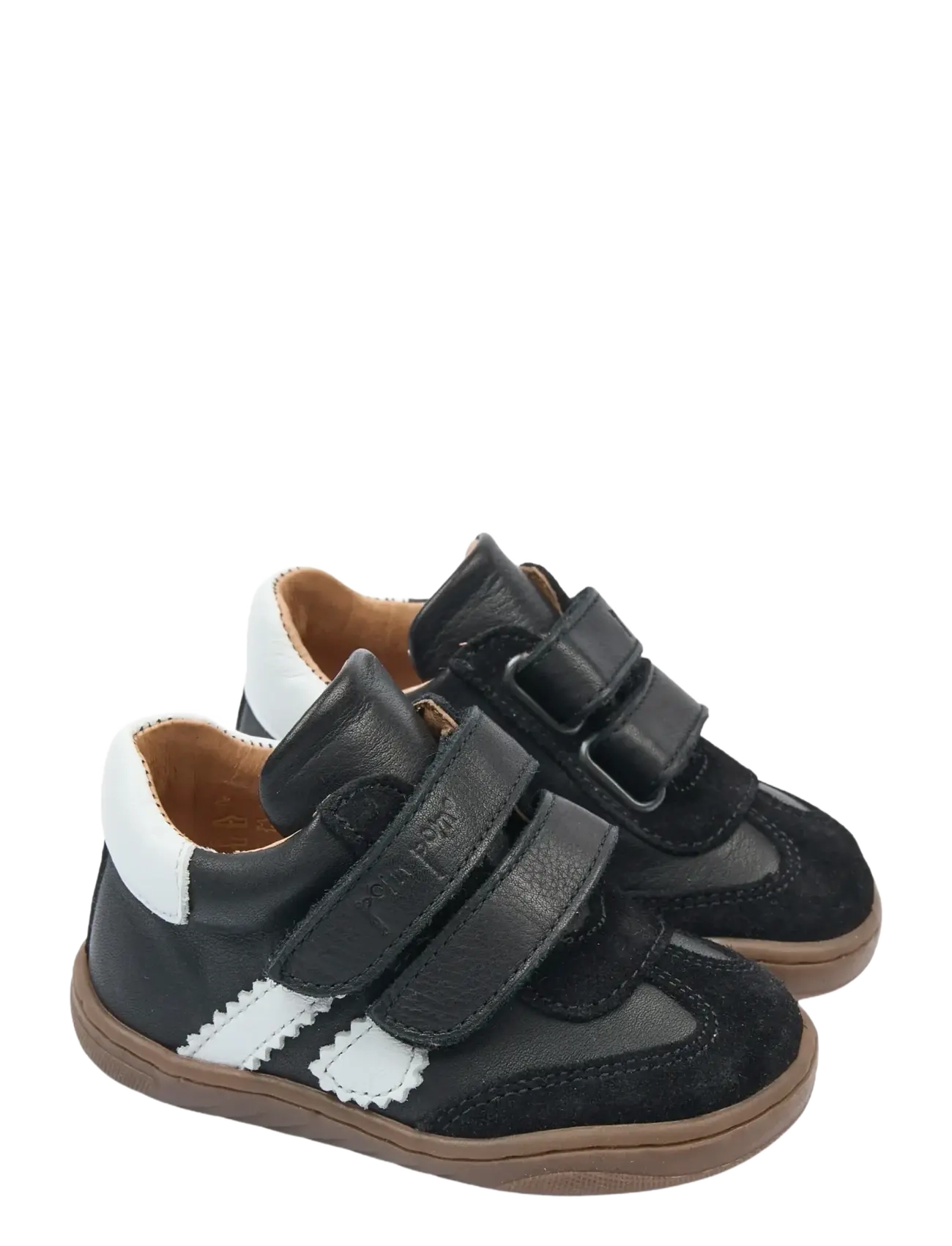 Pom Pom Pmpride Velcro Barefoot Sneaker, 22, Black, Sneakers > Sneakers Med Lav Top, Børn