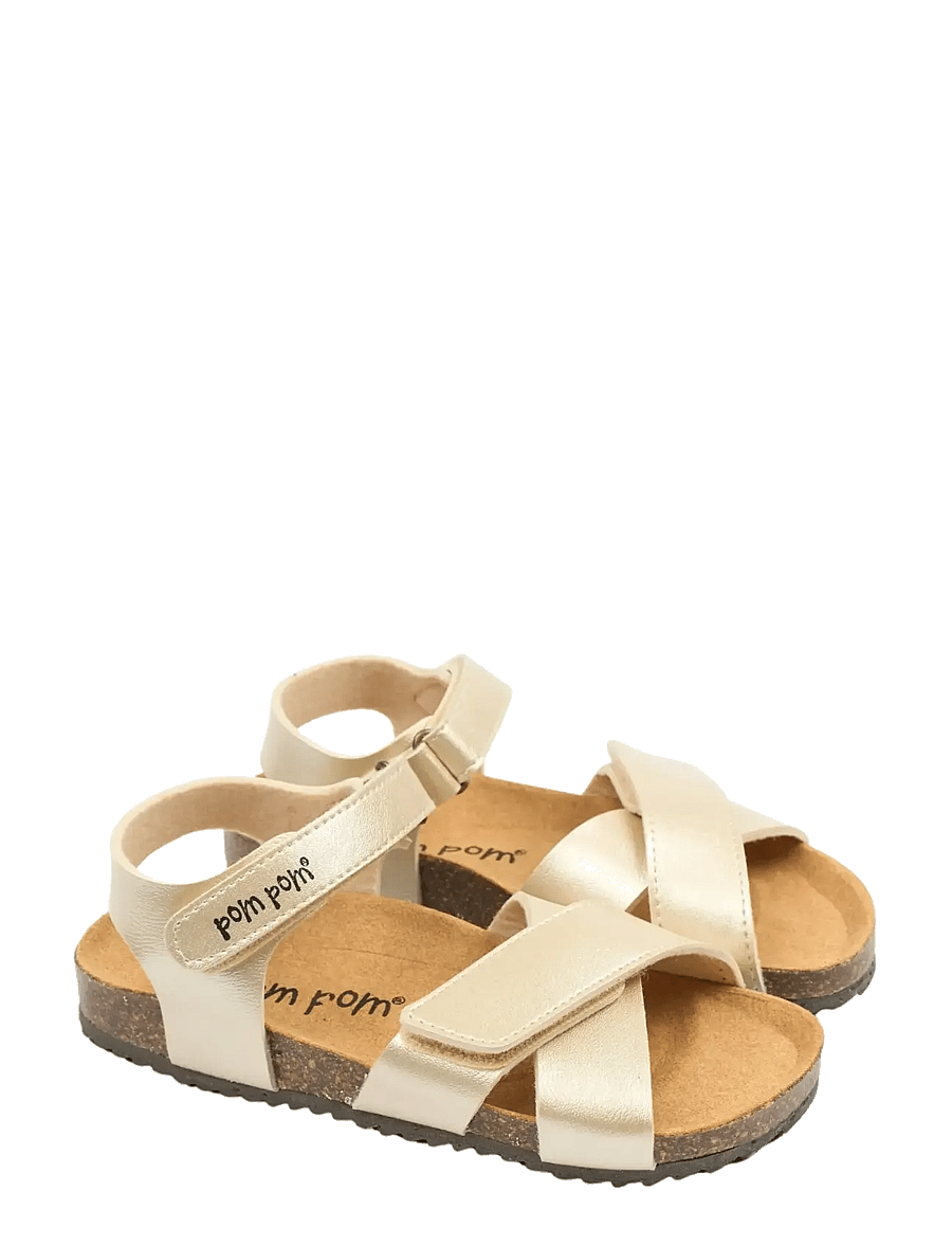 Pom Pom - PMPaige Bio Sandal - sandalen - pale gold - 0