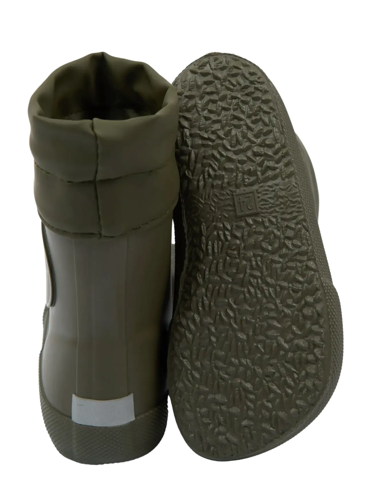 Pom Pom - PMBell Barefoot Gumboots - unlined rubberboots - ivy green - 2