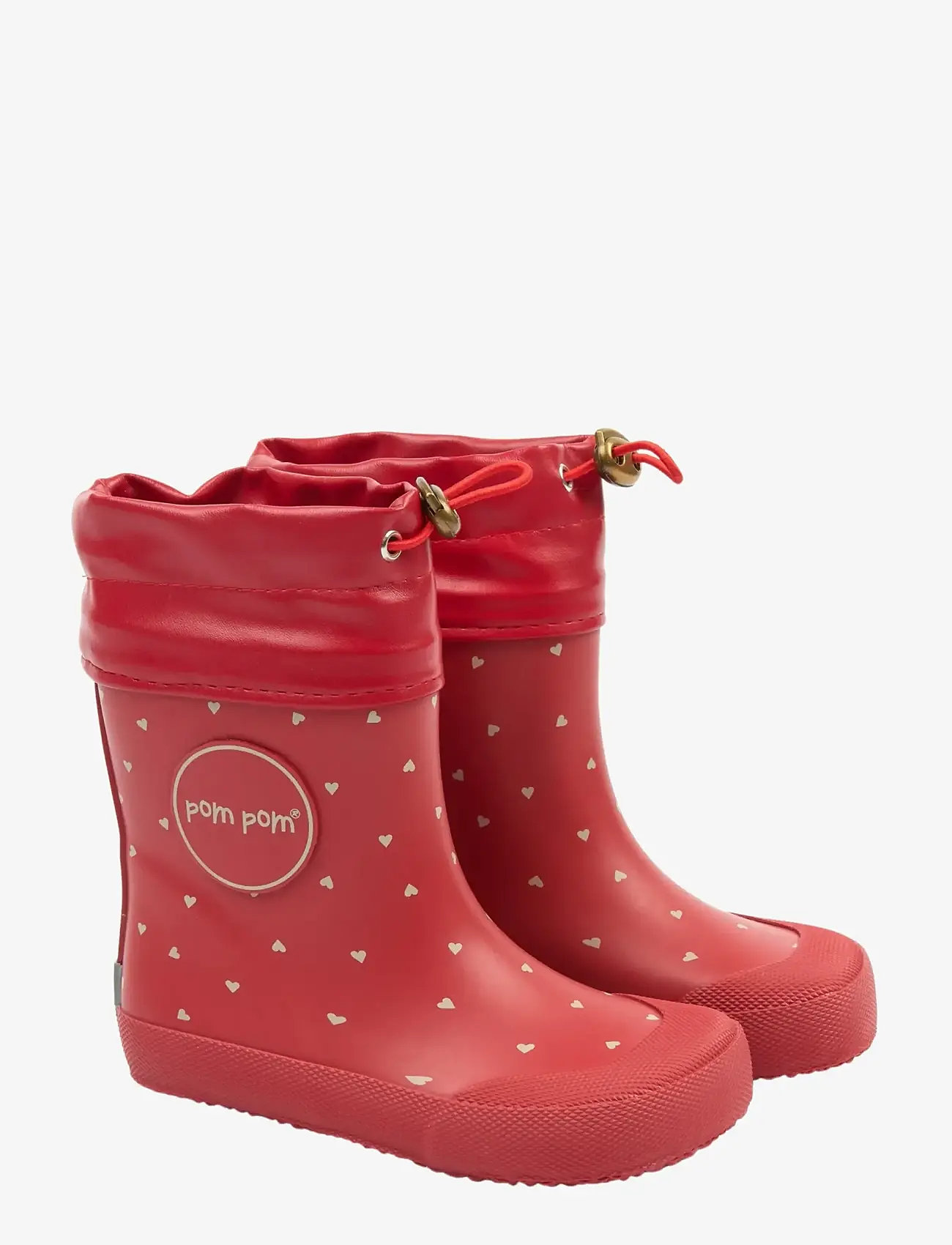Pom Pom - PMBell Barefoot Gumboots - gummistøvler uden for - samba heart aop - 0