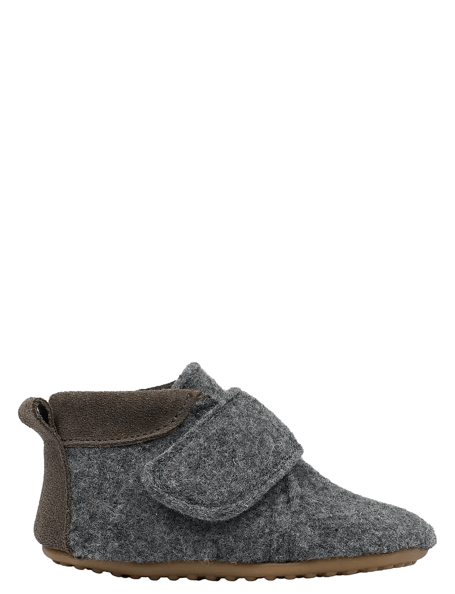 Pom Pom - Beginners Wool - pre-walkers - dark grey melange - 1