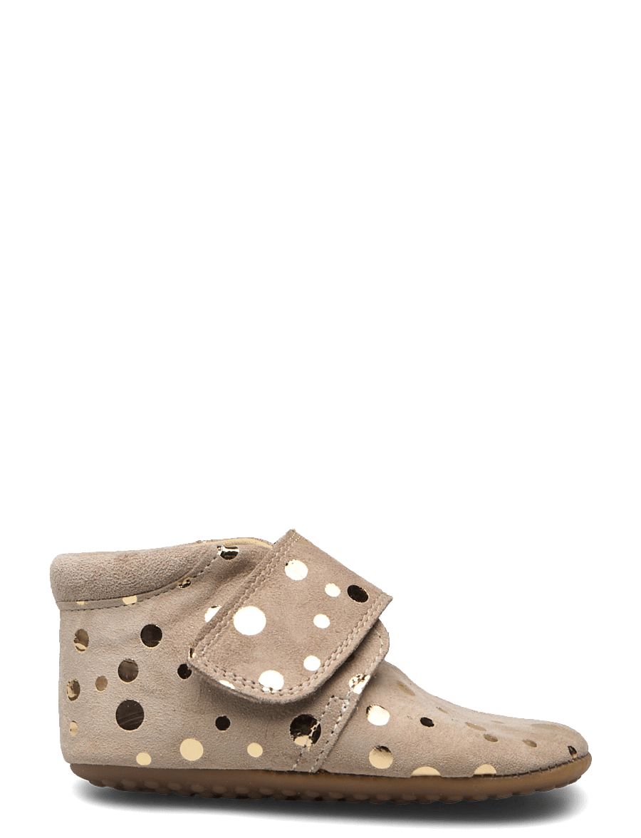 Pom Pom - Beginners™ Velcro - lauflernschuhe - beige gold - 1