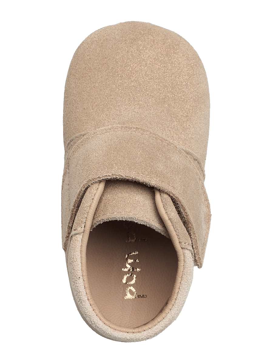 Pom Pom - Beginners™ Velcro - lauflernschuhe - gold glitter - 3
