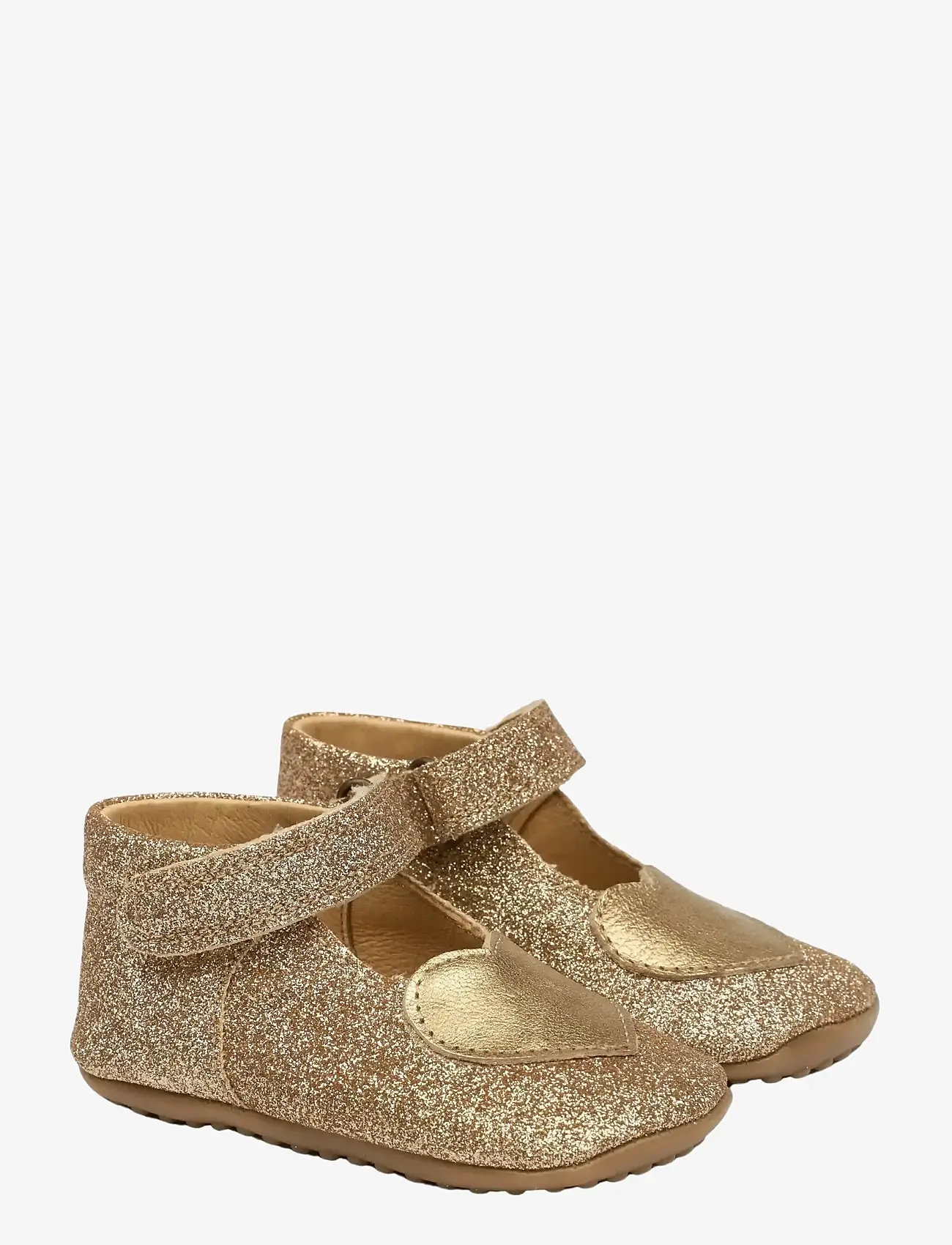 Pom Pom - Beginners Ballerina Heart - lastele, kes veel ei käi - gold glitter - 0