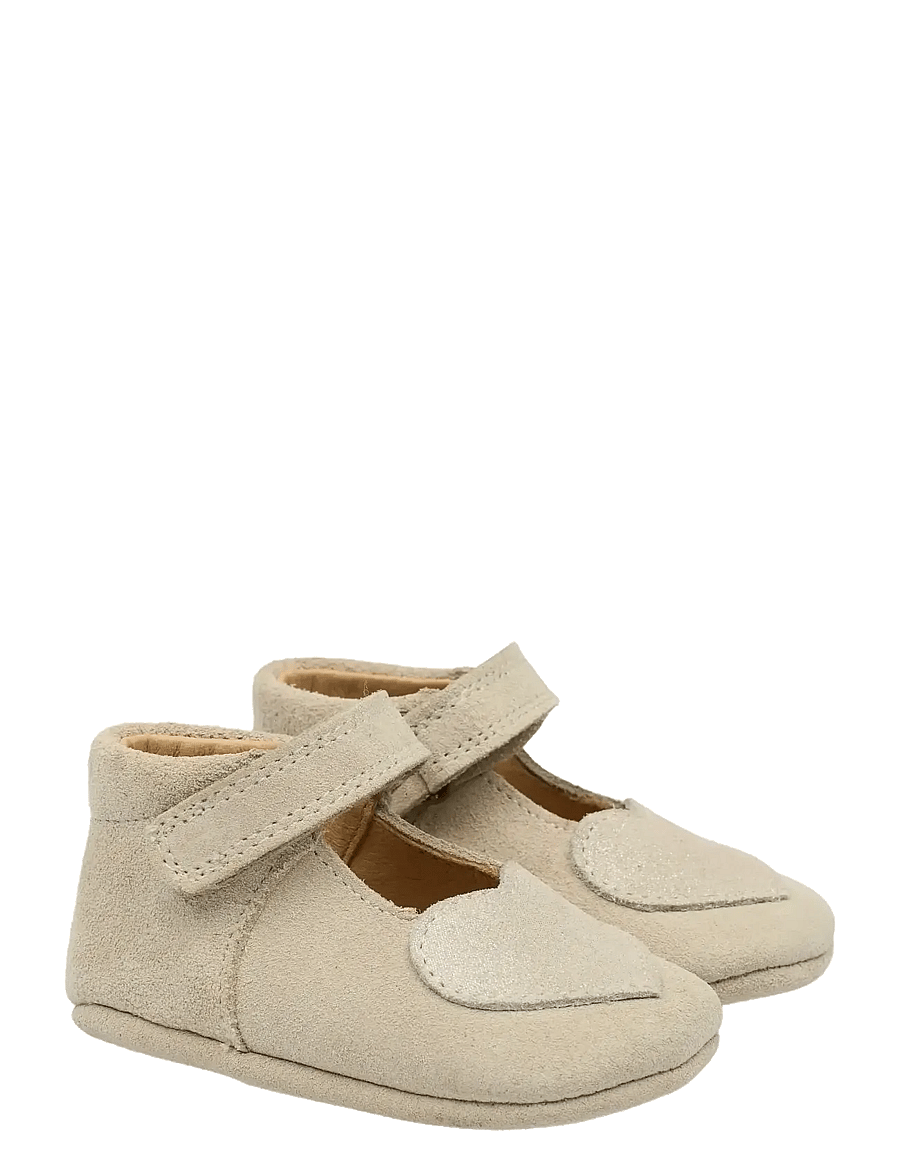 Pom Pom - Beginners Ballerina Heart mini - off white/silver heart - 0