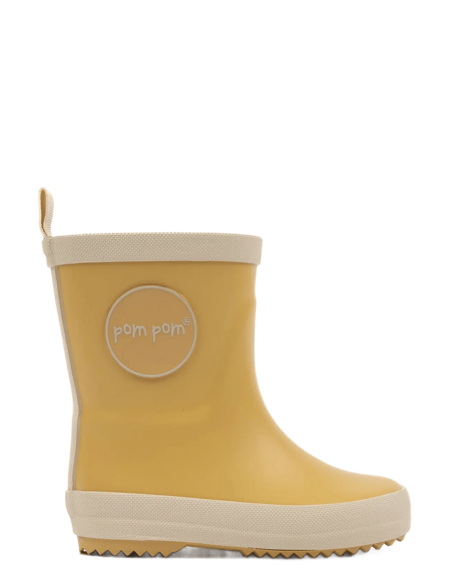 Pom Pom - GumBoots™ Solid - ungefütterte gummistiefel - dusty yellow - 1