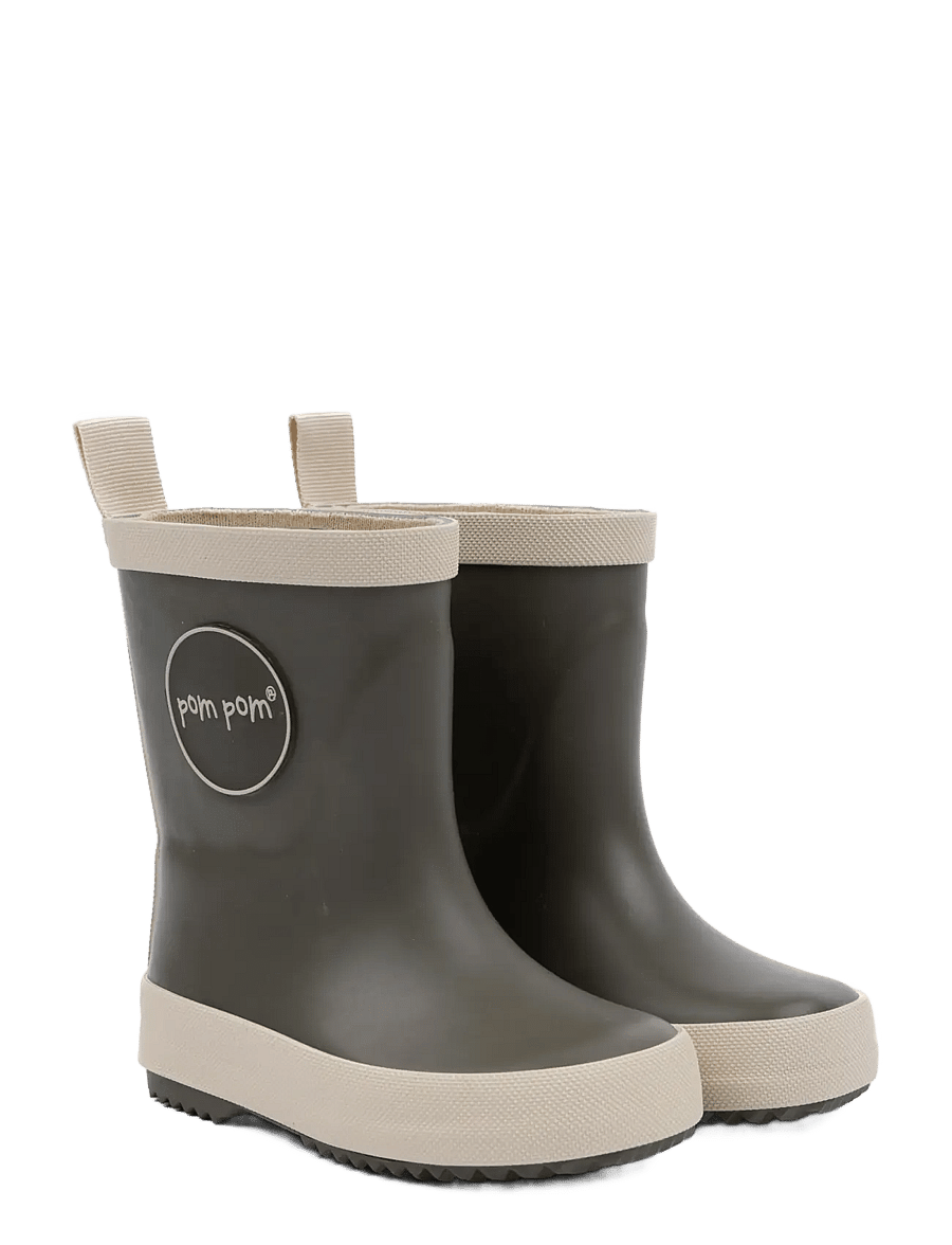 Pom Pom - Gumboots Solid - ungefütterte gummistiefel - hunter green - 0