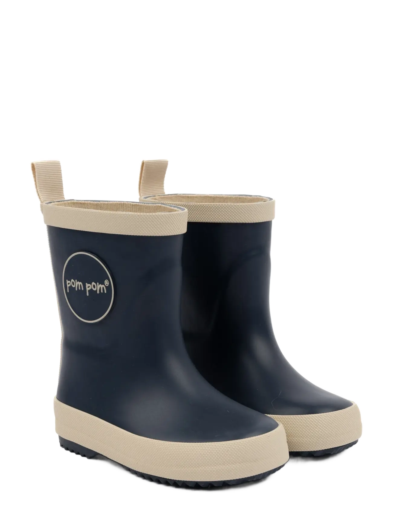 Pom Pom Gumboots Solid, 31, Blue, Sko > Gummistøvler, Børn