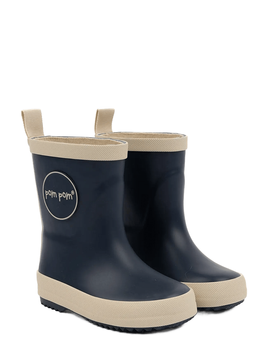 Pom Pom - GumBoots™ Solid - ungefütterte gummistiefel - navy - 0