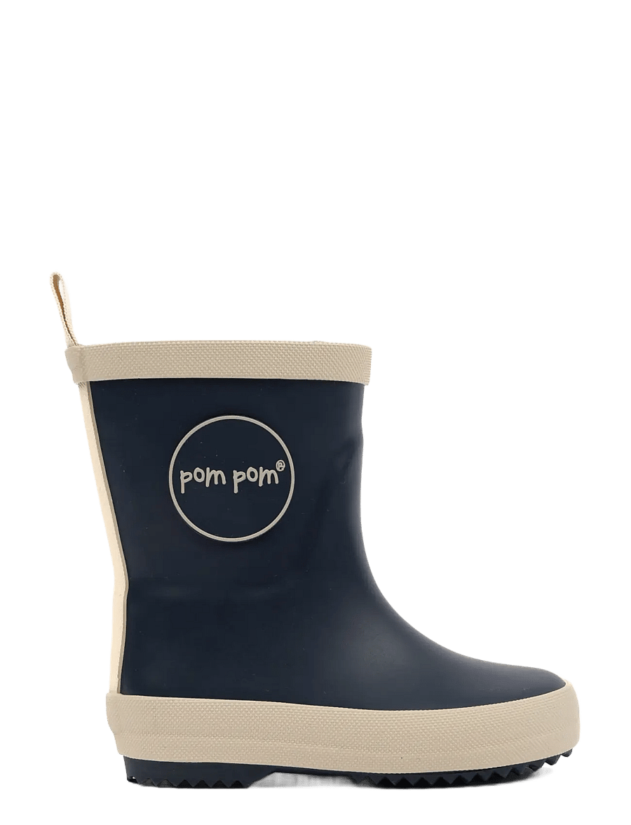 Pom Pom - GumBoots™ Solid - ungefütterte gummistiefel - navy - 1