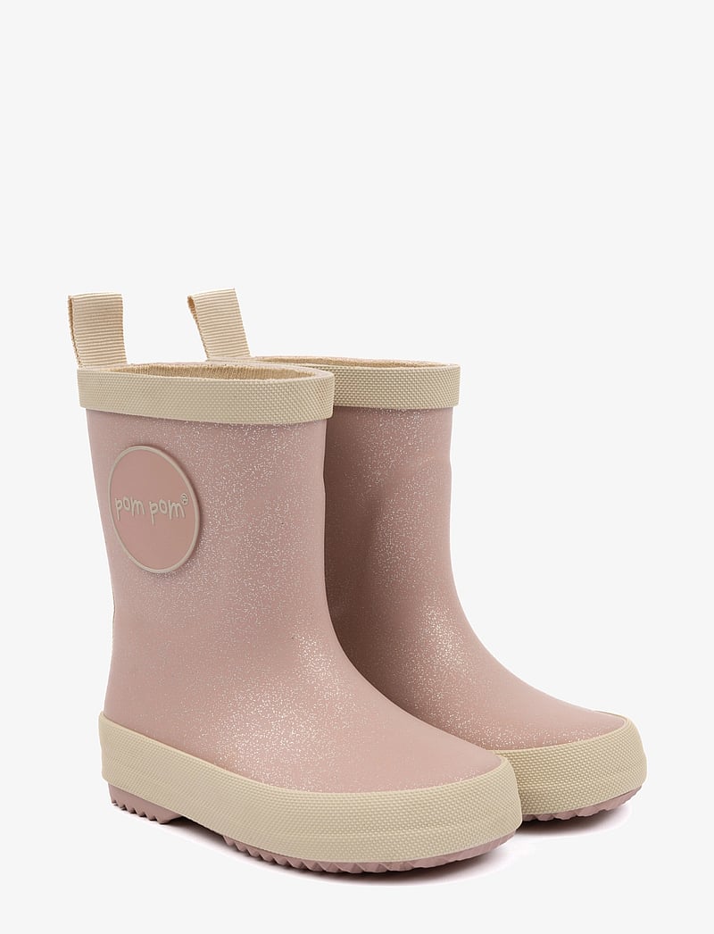 Pom Pom - GumBoots Solid - gummistövlar - rose glitter - 0