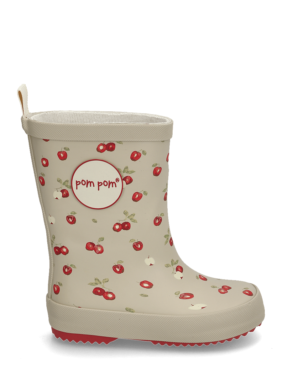 Pom Pom - GumBoots AOP - gefütterte gummistiefel - apple/chili peper - 1