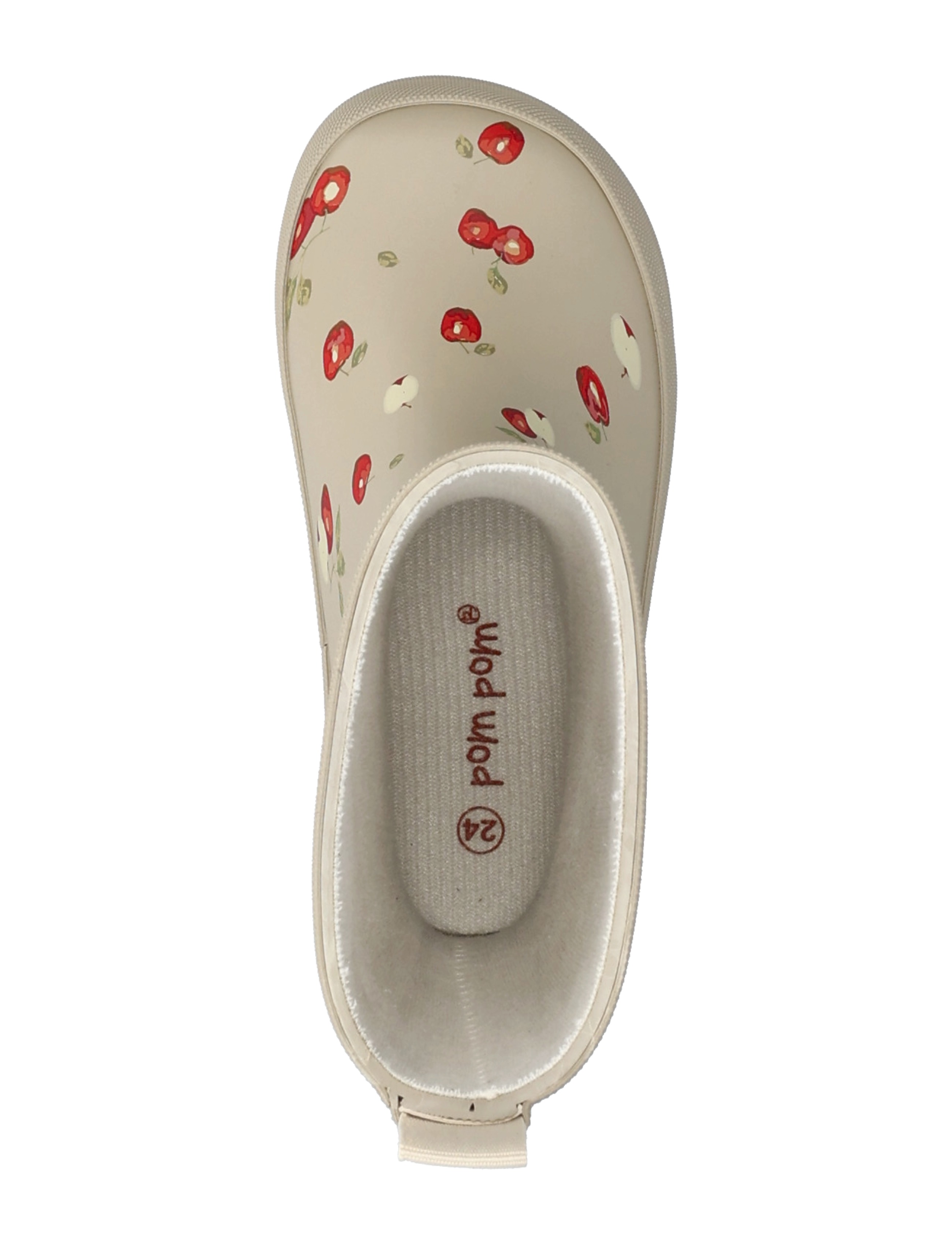 Pom Pom - GumBoots AOP - gefütterte gummistiefel - apple/chili peper - 3