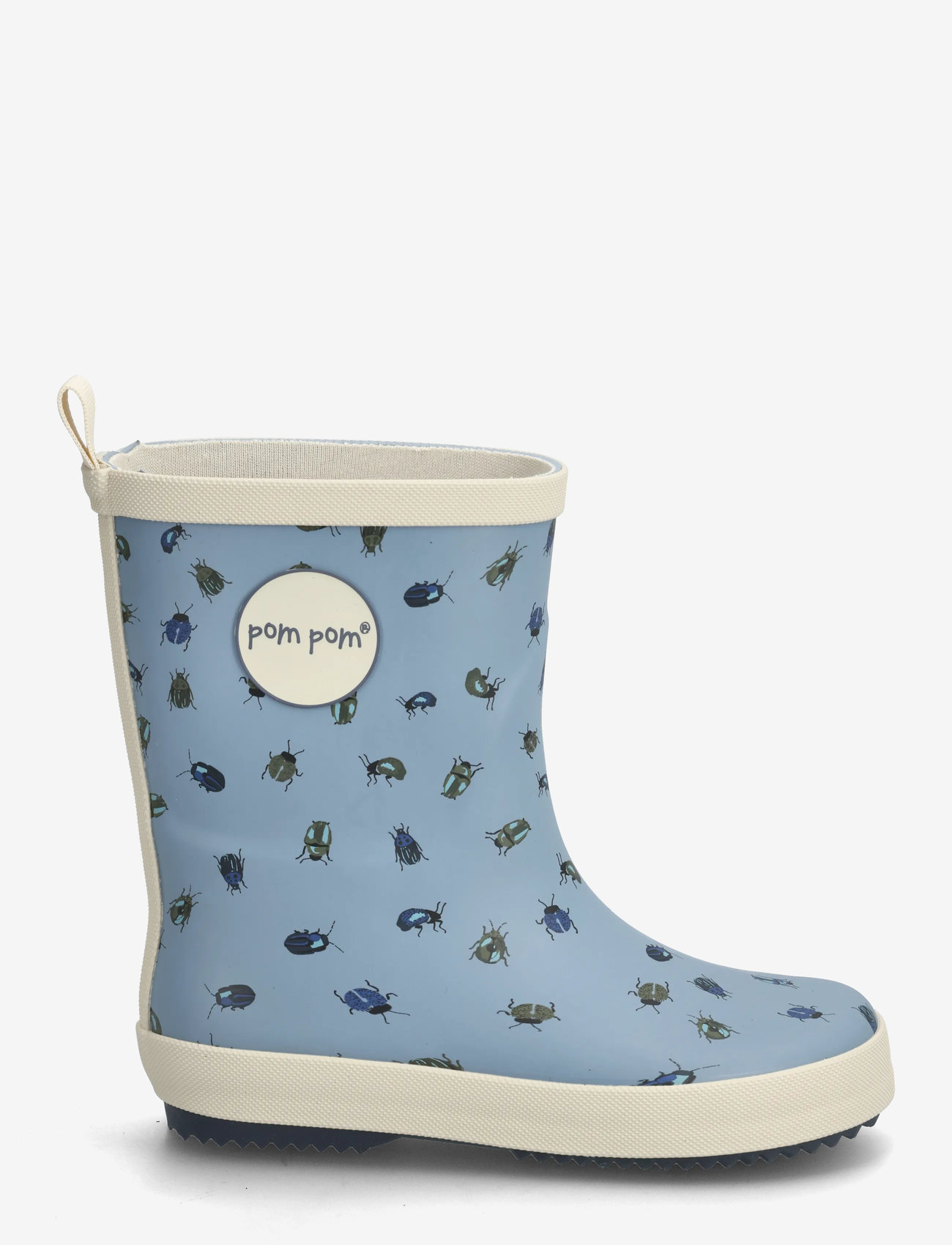 Pom Pom - GumBoots AOP - fodrade gummistövlar - beetle - 1