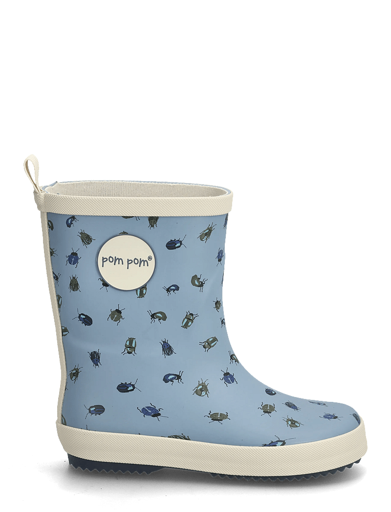Pom Pom - GumBoots AOP - fodrade gummistövlar - beetle - 1