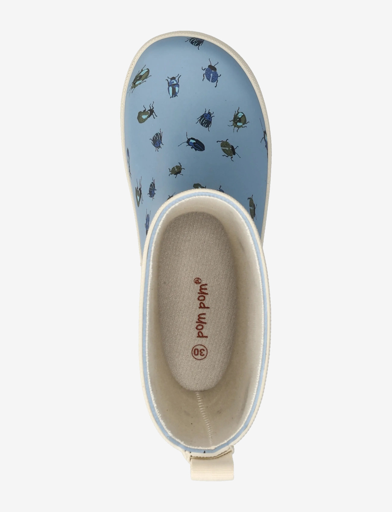 Pom Pom - GumBoots AOP - fodrade gummistövlar - beetle - 3