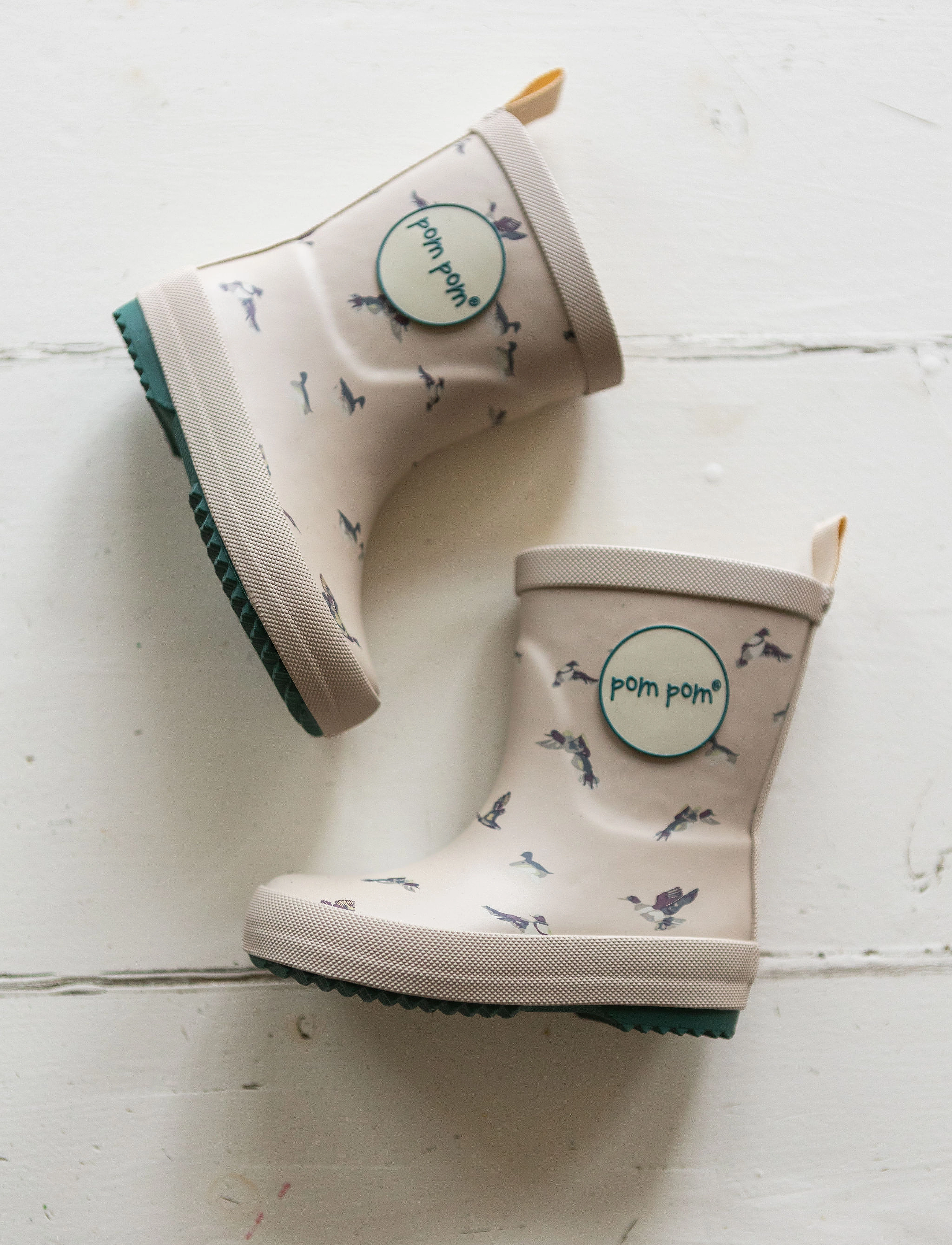 Pom Pom - GumBoots AOP - talvikumisaappaat - duck/emerald green - 5